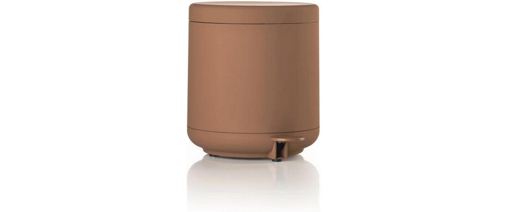 Zone Denmark Papierkorb – 4 l – Kunststoff, terracotta – Ø 195 × H 220 mm