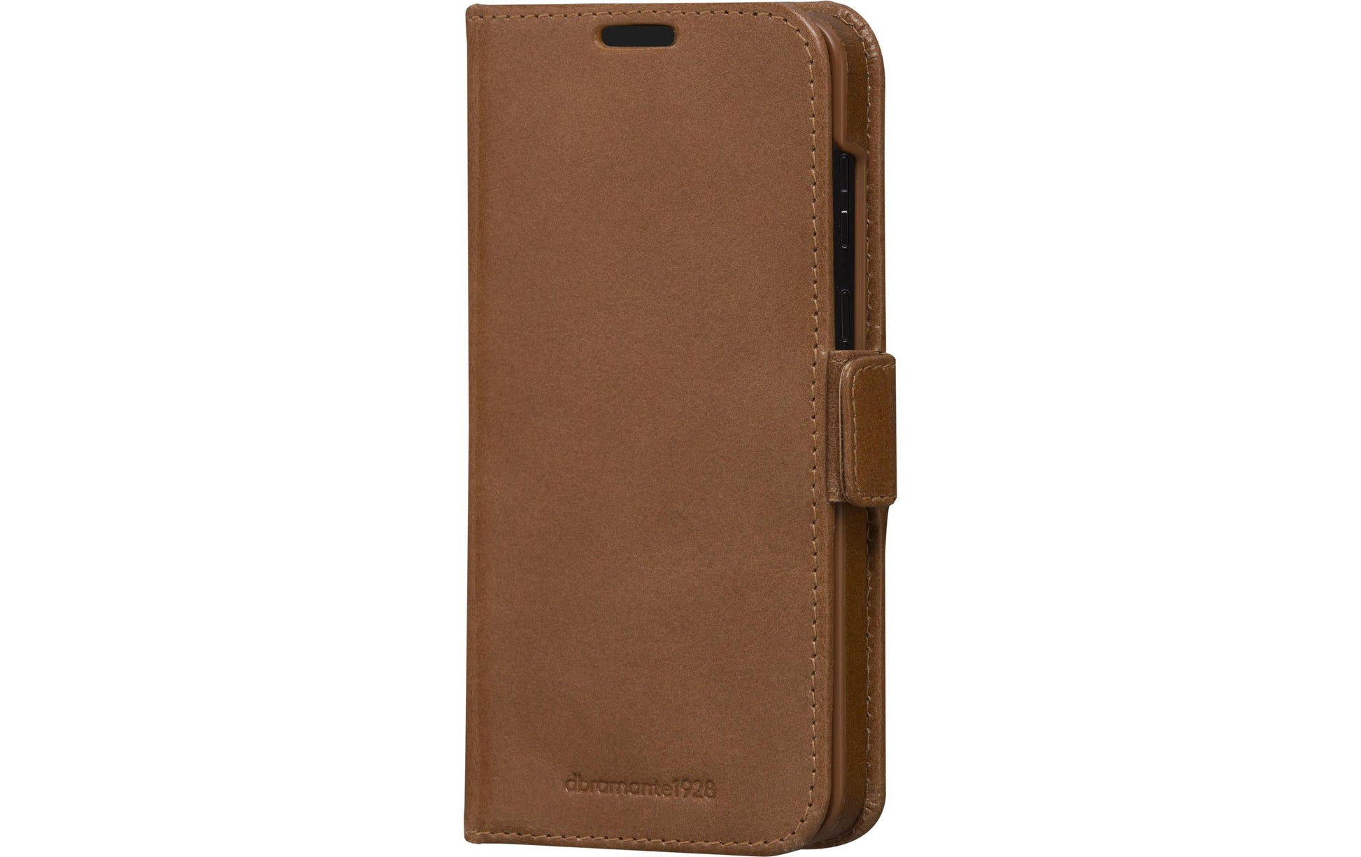 dbramante1928 Lynge Folio – für Samsung Galaxy A55 5G, 3 Kartenfächer, Leder, Tan