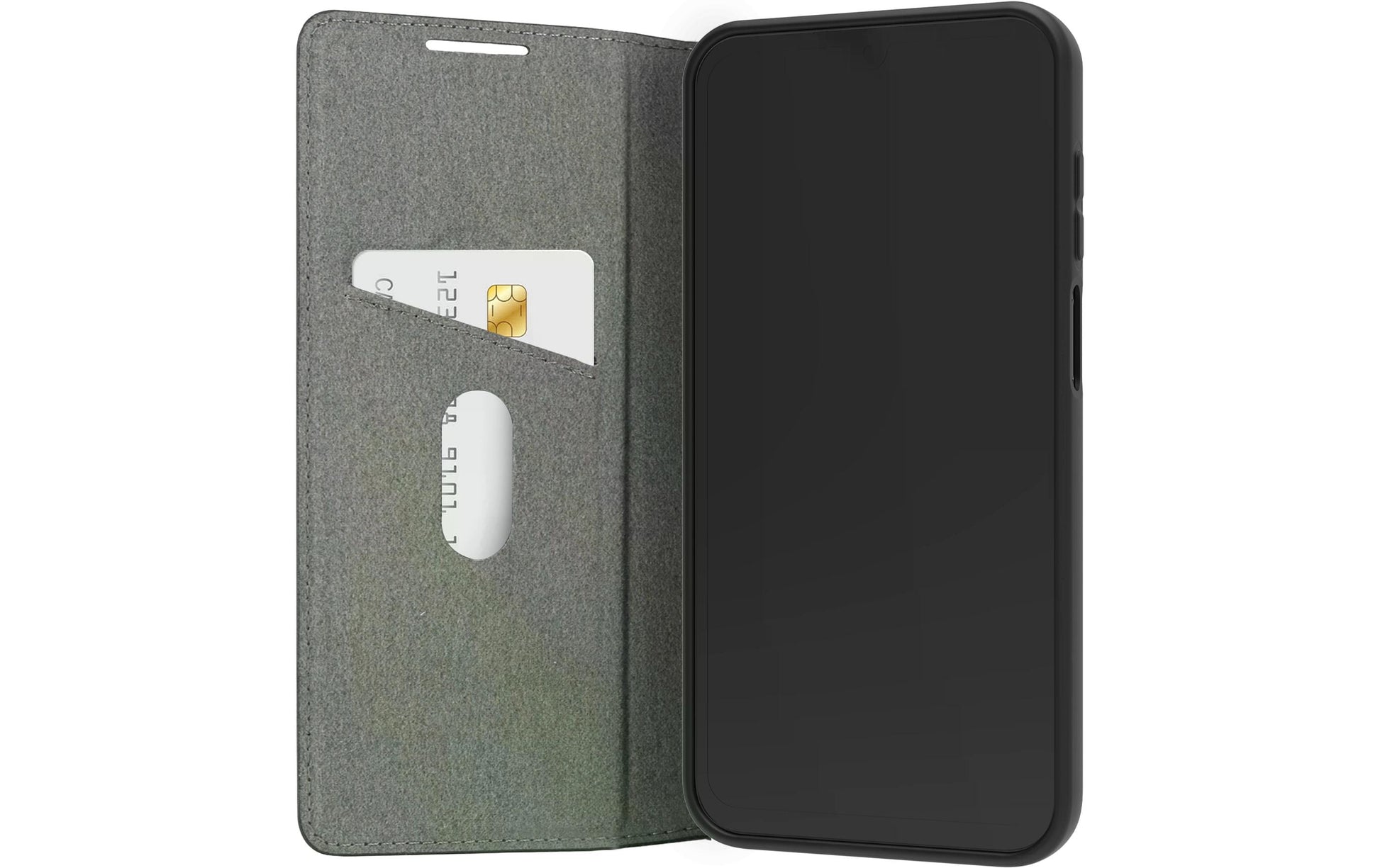 dbramante1928 Oslo Folio – für Samsung Galaxy A15 (4G/5G), mit Ständer, mit Kartenfach, PU, Schwarz