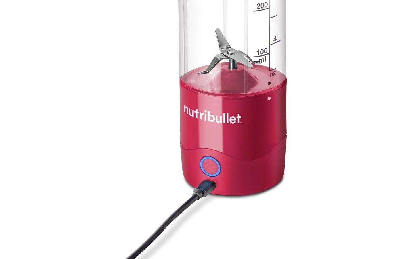 NutriBullet Smoothie-Mixer NBP003MA – 475 ml, 14,8 W, Akku – Magenta