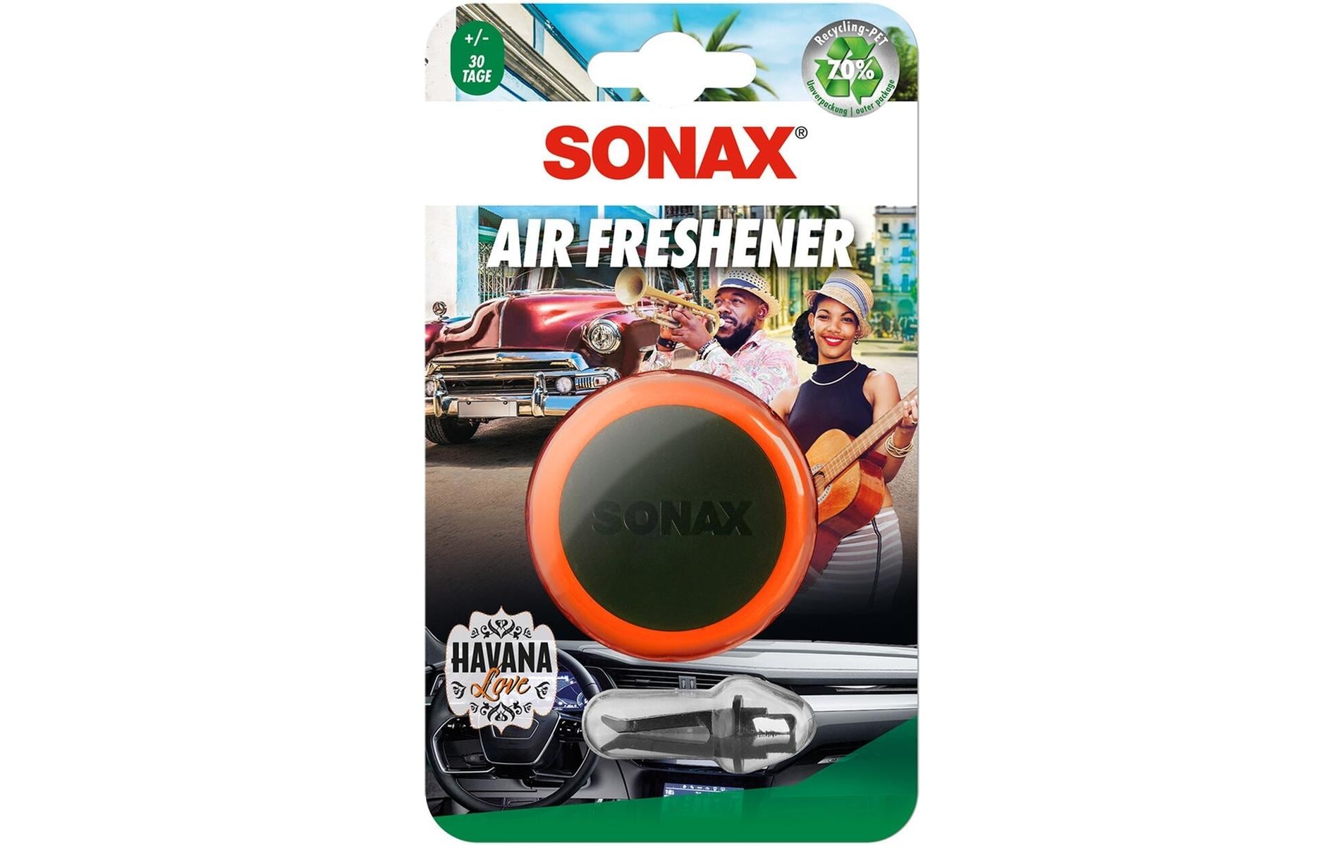 Sonax Lufterfrischer Havana Love – für Innenraum – anklippbar – 1 Stk.