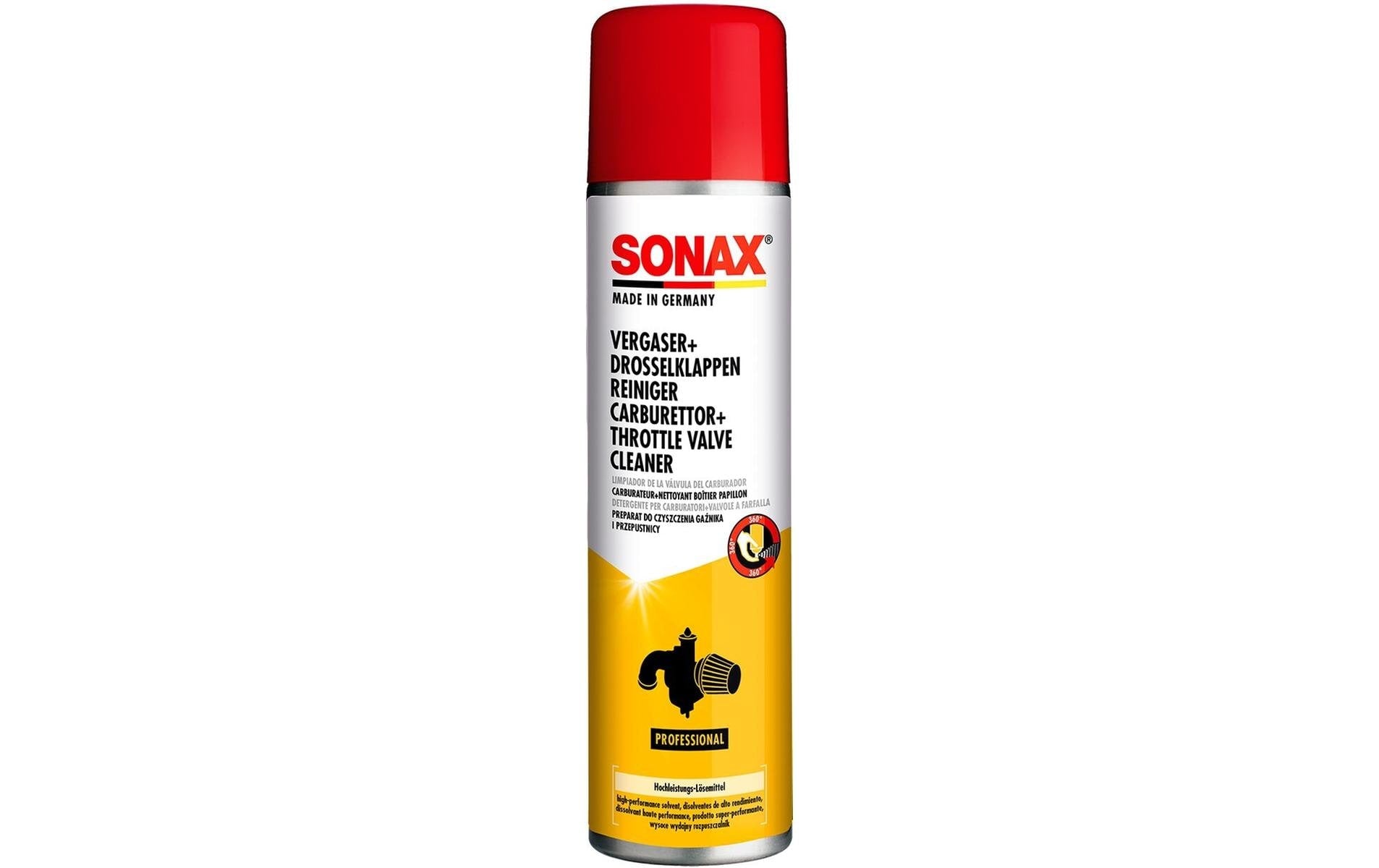Sonax PROFESSIONAL Vergaserreiniger – für Motorraum – 400 ml