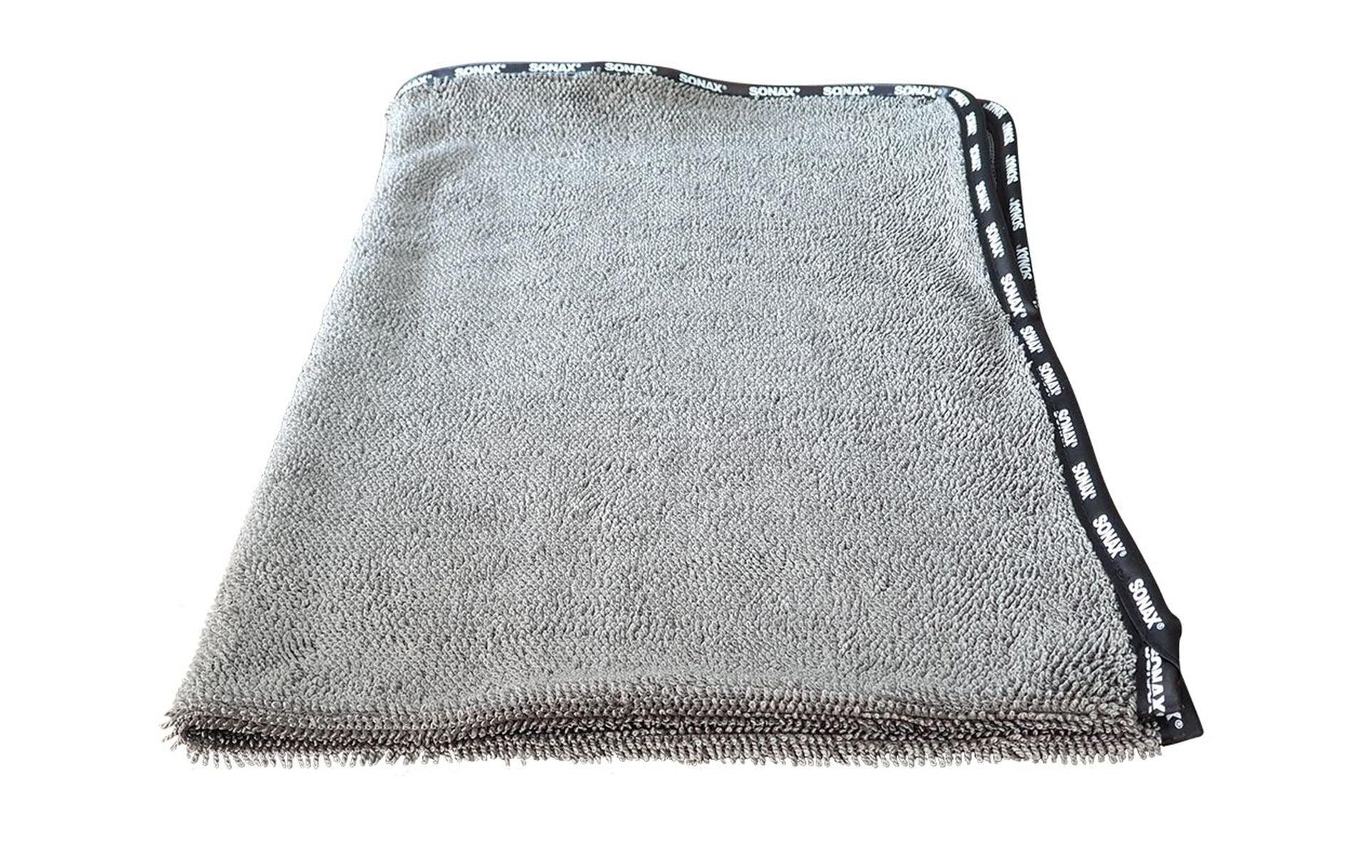 Sonax Mikrofasertuch Trocken Tuch Plus – schwarz – 80 × 50 cm – 1 Stk.