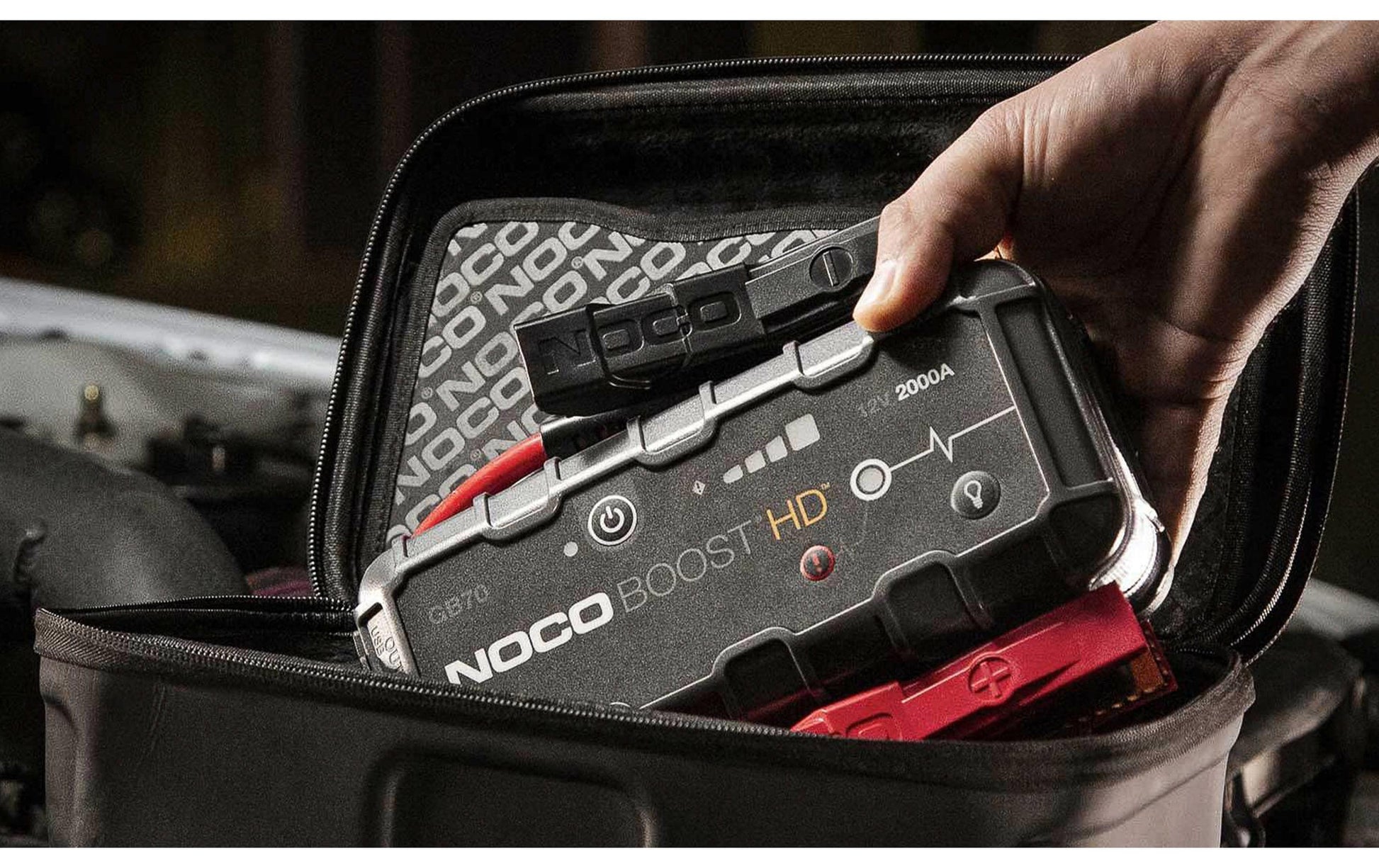 NOCO Genius GB70 Starterbooster 5'000 mAh – 1× USB-A, IP65, Grau