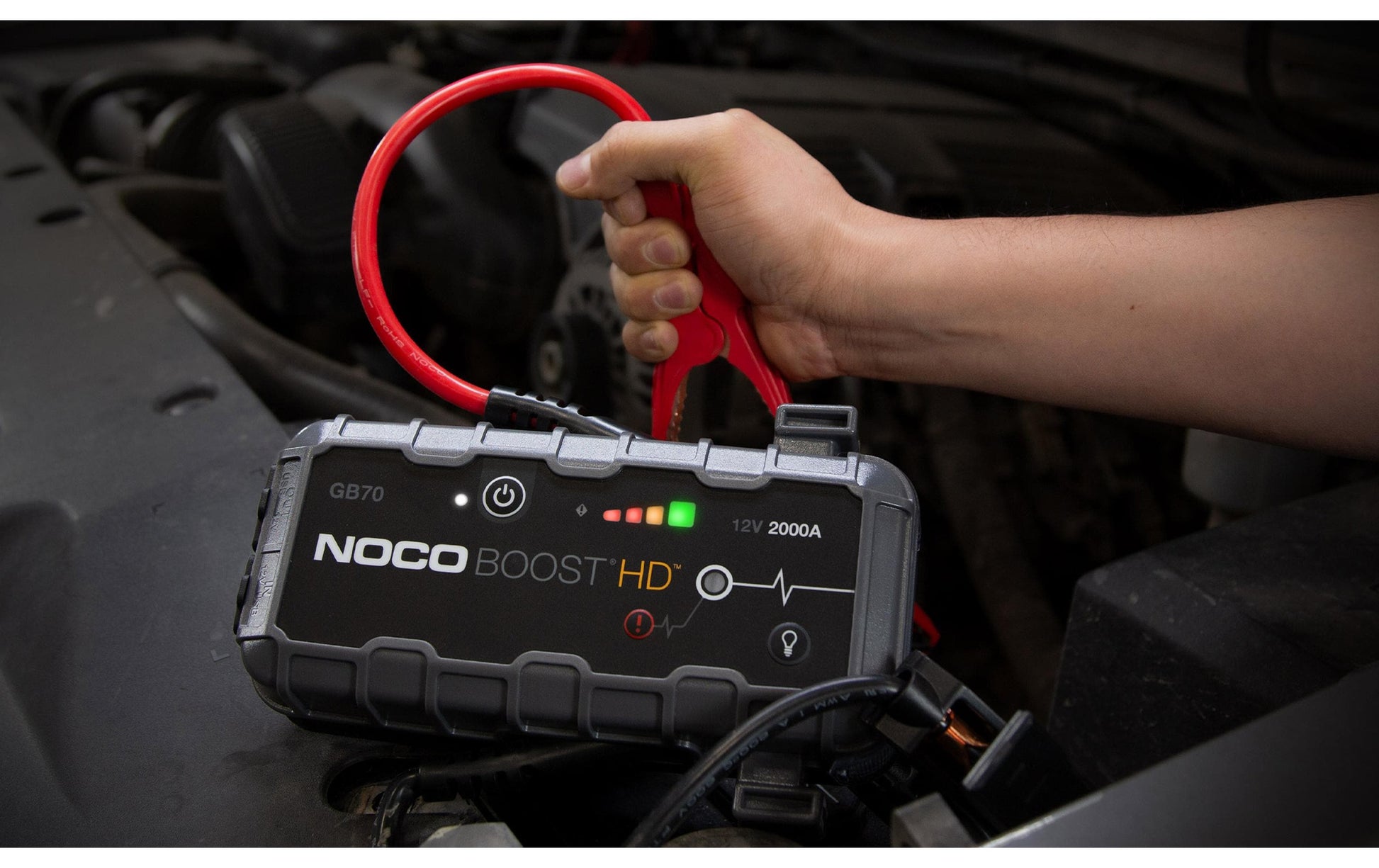 NOCO Genius GB70 Starterbooster 5'000 mAh – 1× USB-A, IP65, Grau
