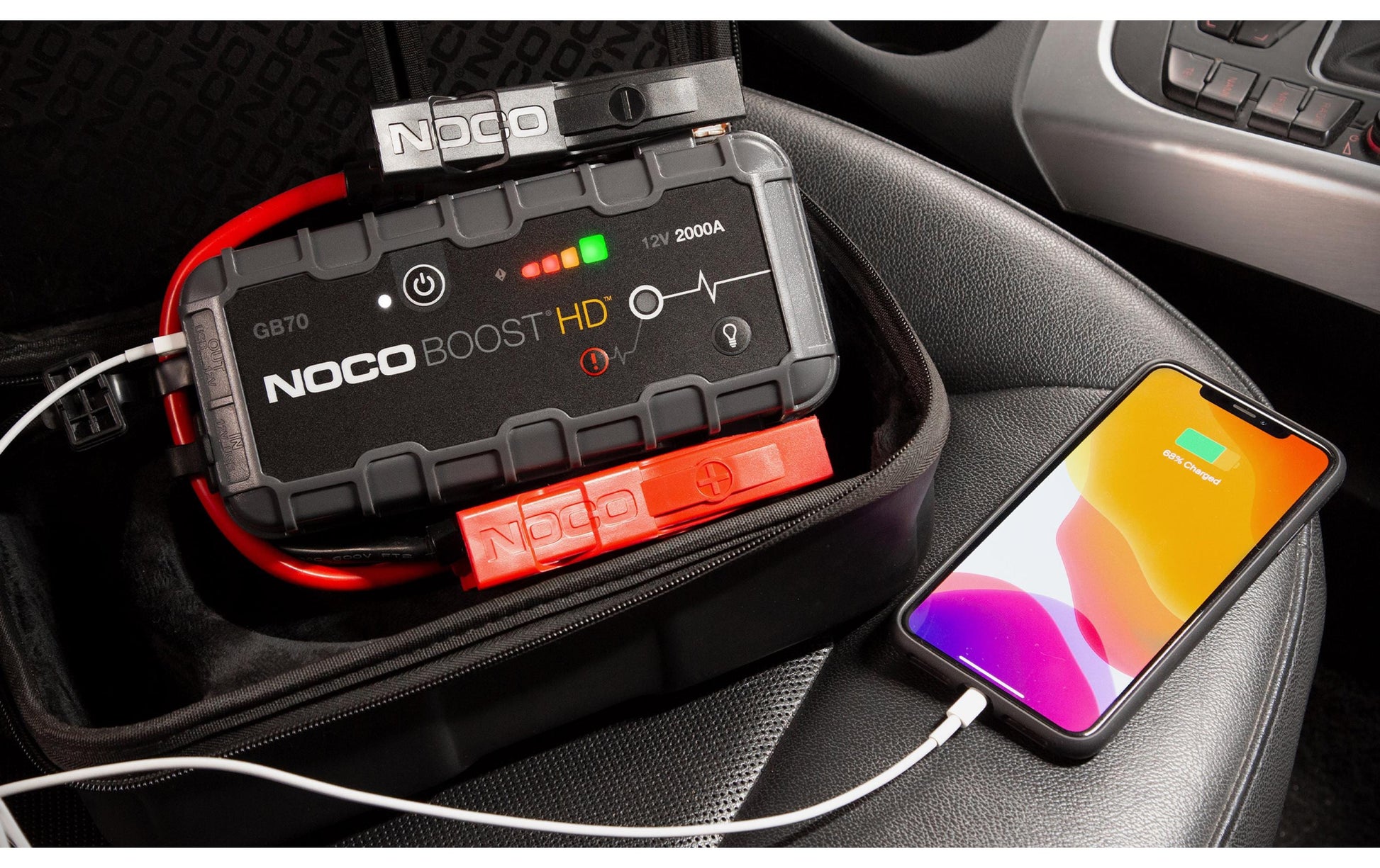NOCO Genius GB70 Starterbooster 5'000 mAh – 1× USB-A, IP65, Grau