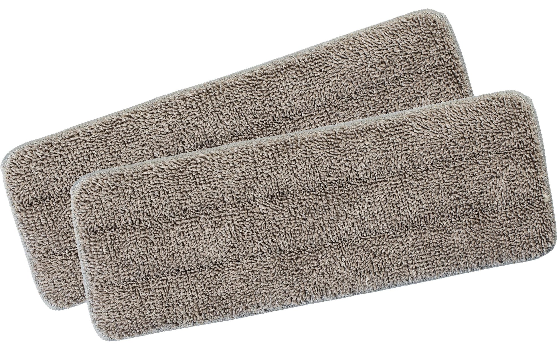 CLEANmaxx Ersatz-Wischtuch – 2 Stk., Polyester, Grau, 12,0 × 33,0 cm