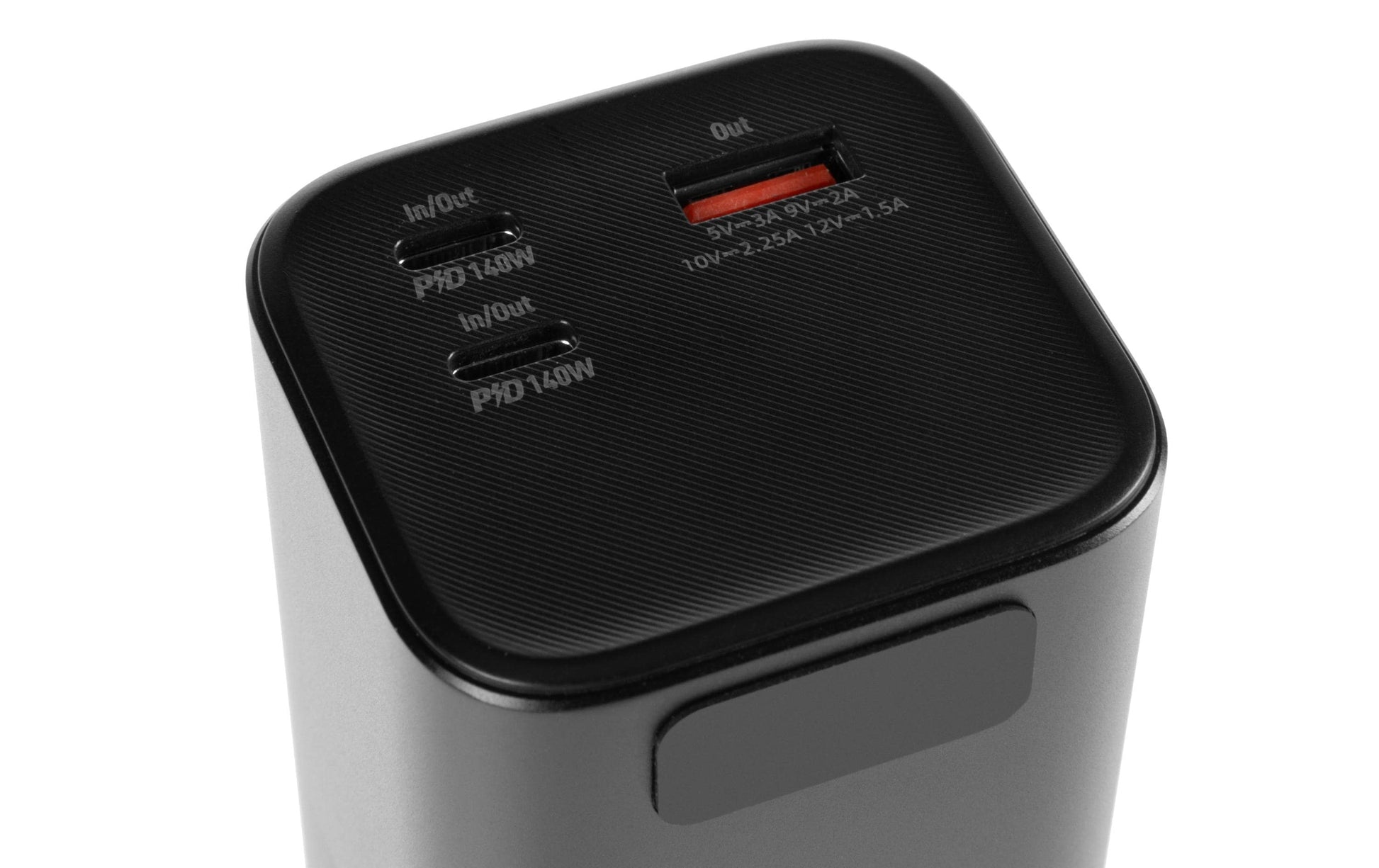 ONIT Powerbank 25000 mAh, PD 140 W, 2× USB-C, Pass-Through, Anthrazit