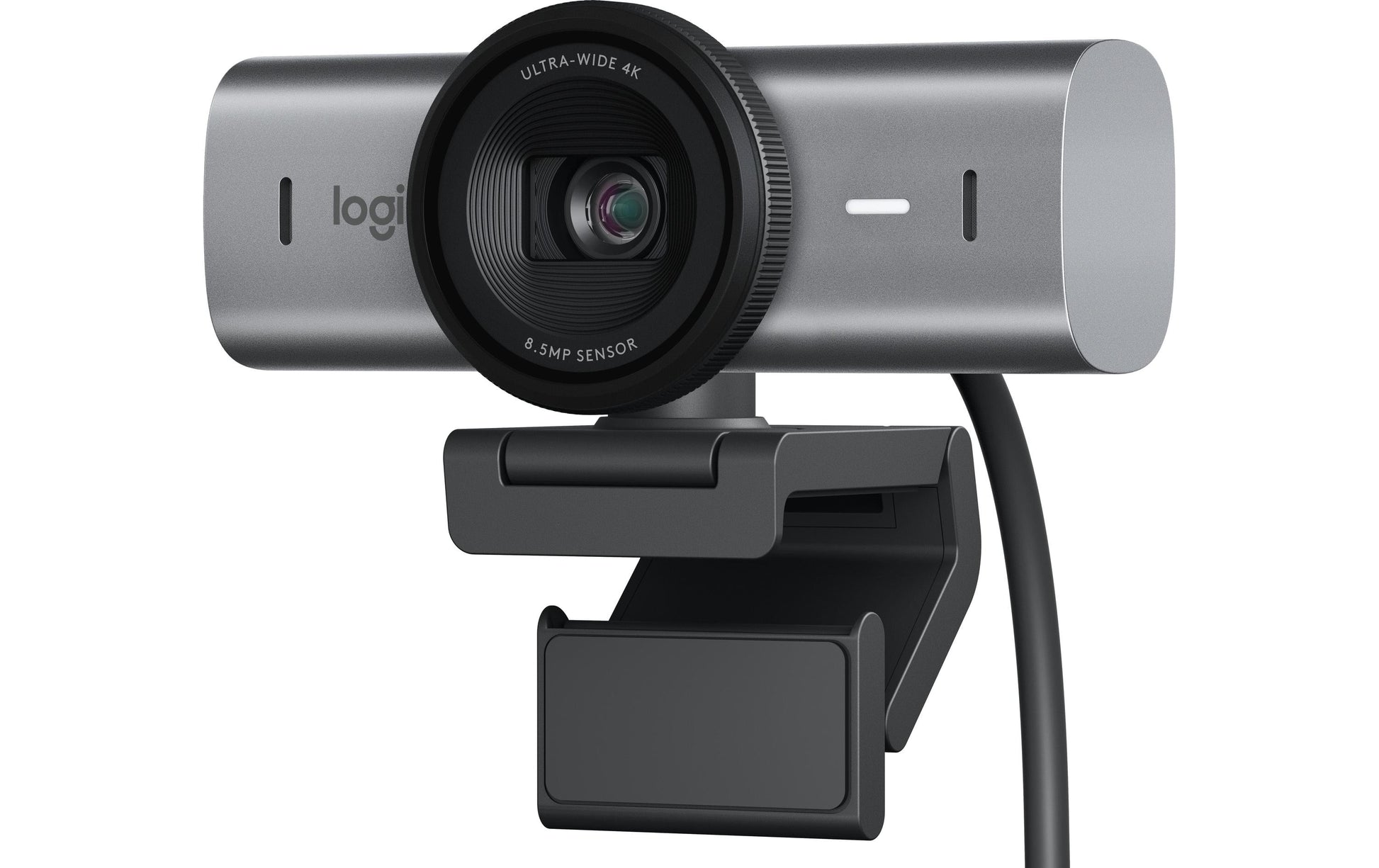 Logitech MX BRIO 705 – Webcam – 4K, Auto-Framing, Silber/Schwarz