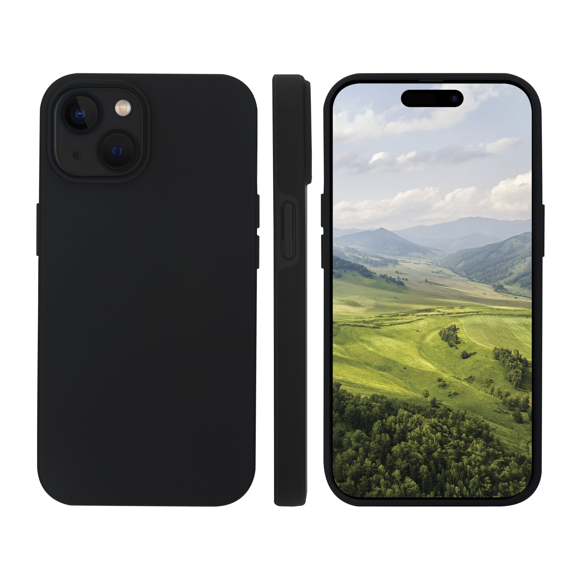 dbramante1928 Iceland D3O Backcover – für Apple iPhone 15, MagSafe, Recycling-Kunststoff, schwarz