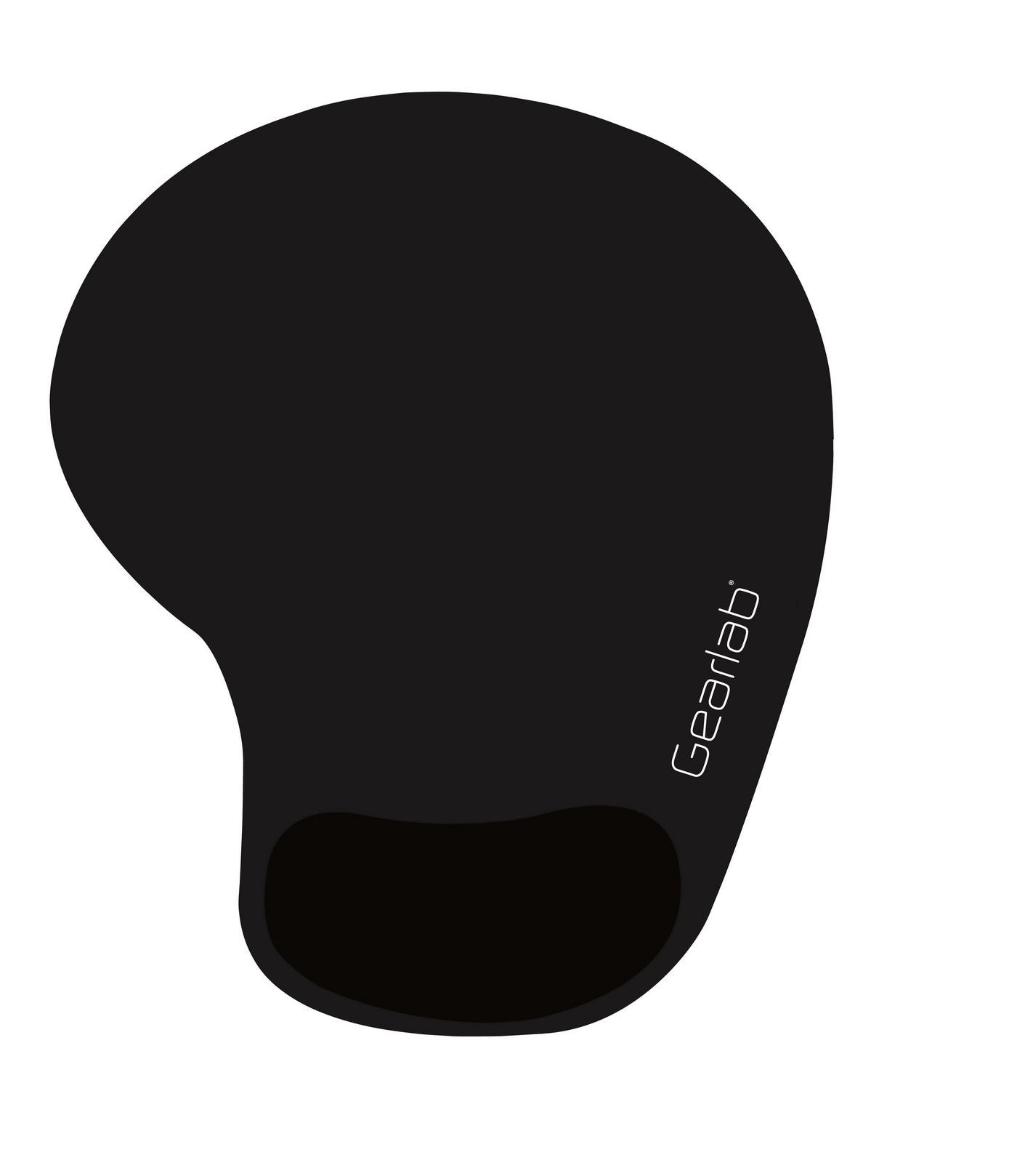 eSTUFF Mauspad mit Handgelenkauflage – Gel – Schwarz – 190 × 230 mm – rutschfest