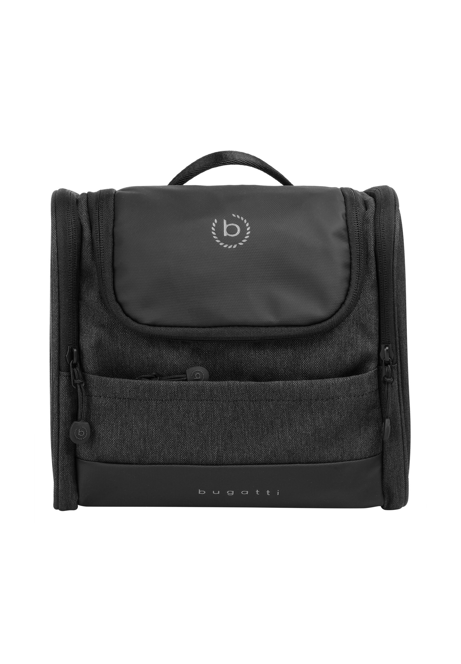 Bugatti cases Bugatti – Kulturbeutel – 230×220×100 mm – Anthrazit, Soft Shell – 1 Stk.