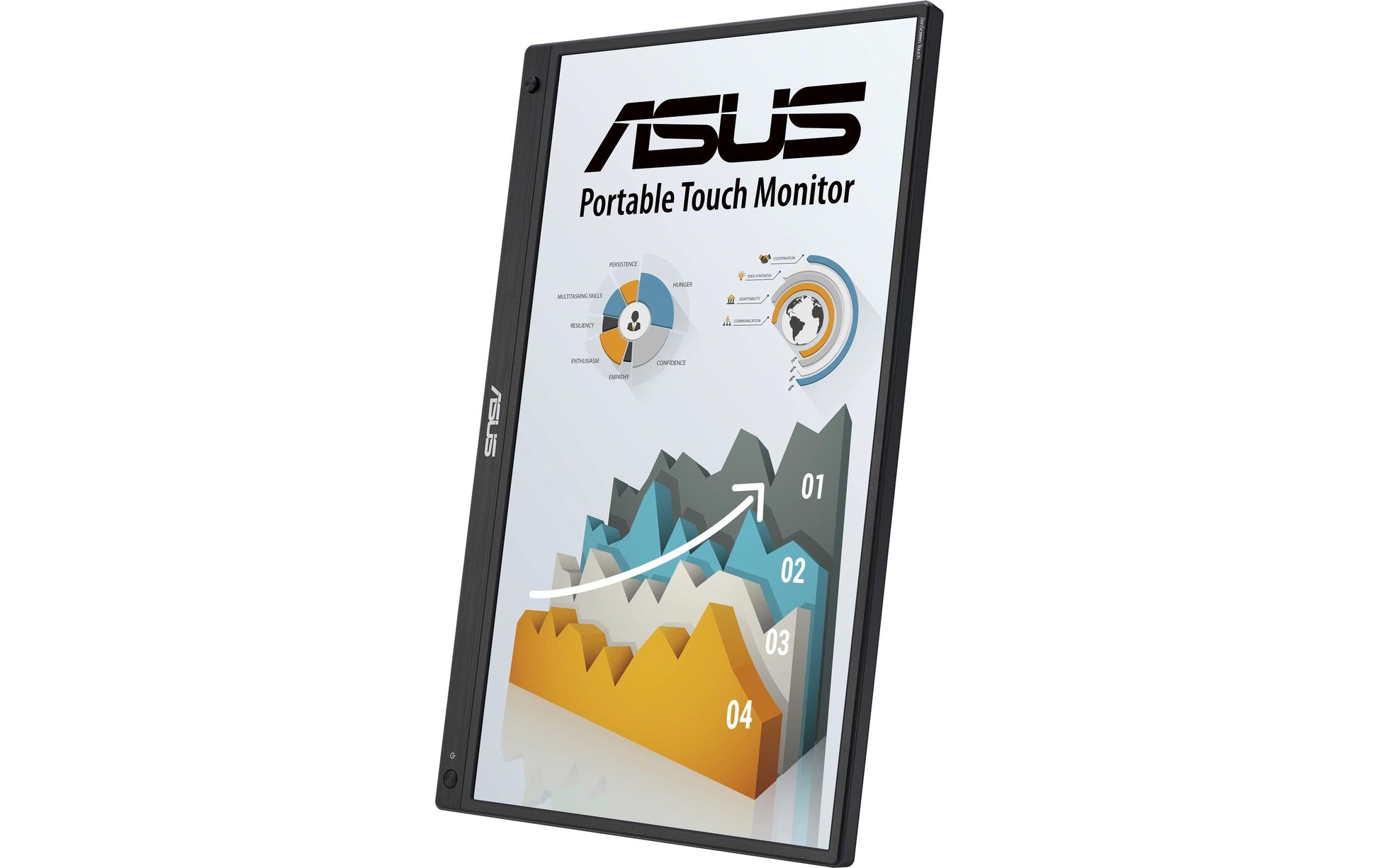 ASUS ZenScreen MB16AHT – Portabler Monitor, 15,6" 1920 × 1080 (Full HD), Touch, Schwarz