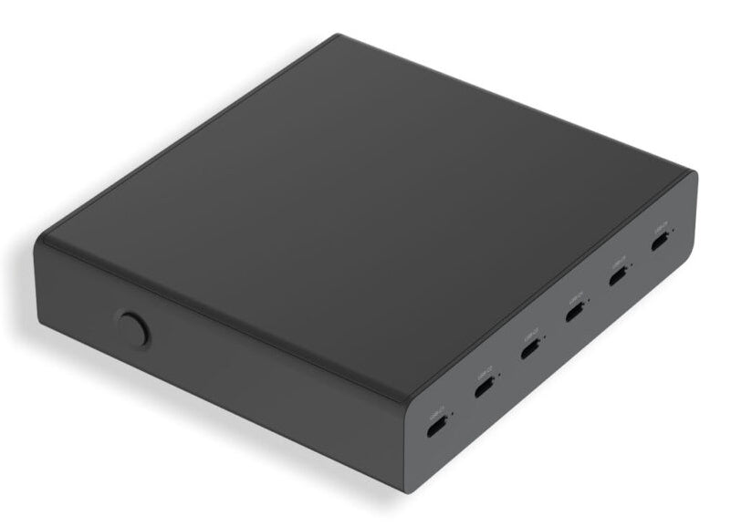 LMP SmartCharge 6P USB-C GaN Ladegerät 72W – Universal, Schwarz