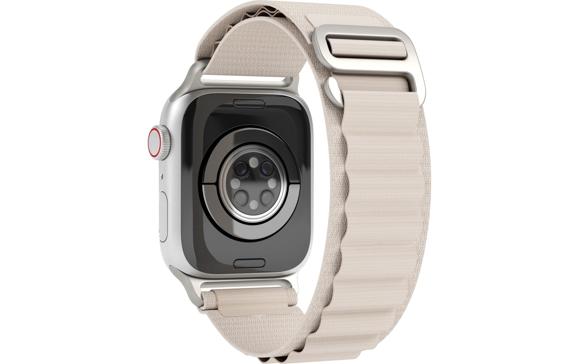 Vonmählen Action Loop Case 2 – Armband – für Apple Watch (diverse Grössen), Creme, Nylon