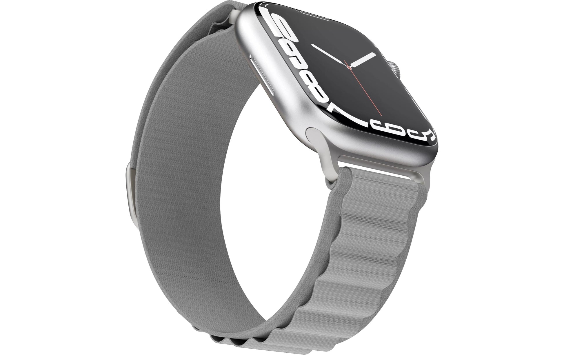 Vonmählen Action Loop Case 2 – Armband – für Apple Watch (diverse Grössen), Hellgrau, Nylon