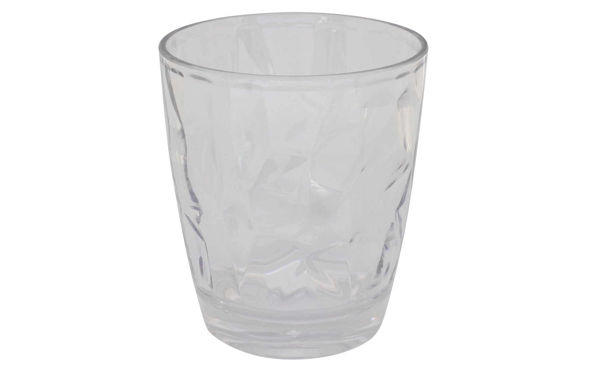 Eurotrail Crystal Wasserglas – 380 ml, Ø 8,7 cm, H 10,2 cm, Kunststoff (PC), Transparent