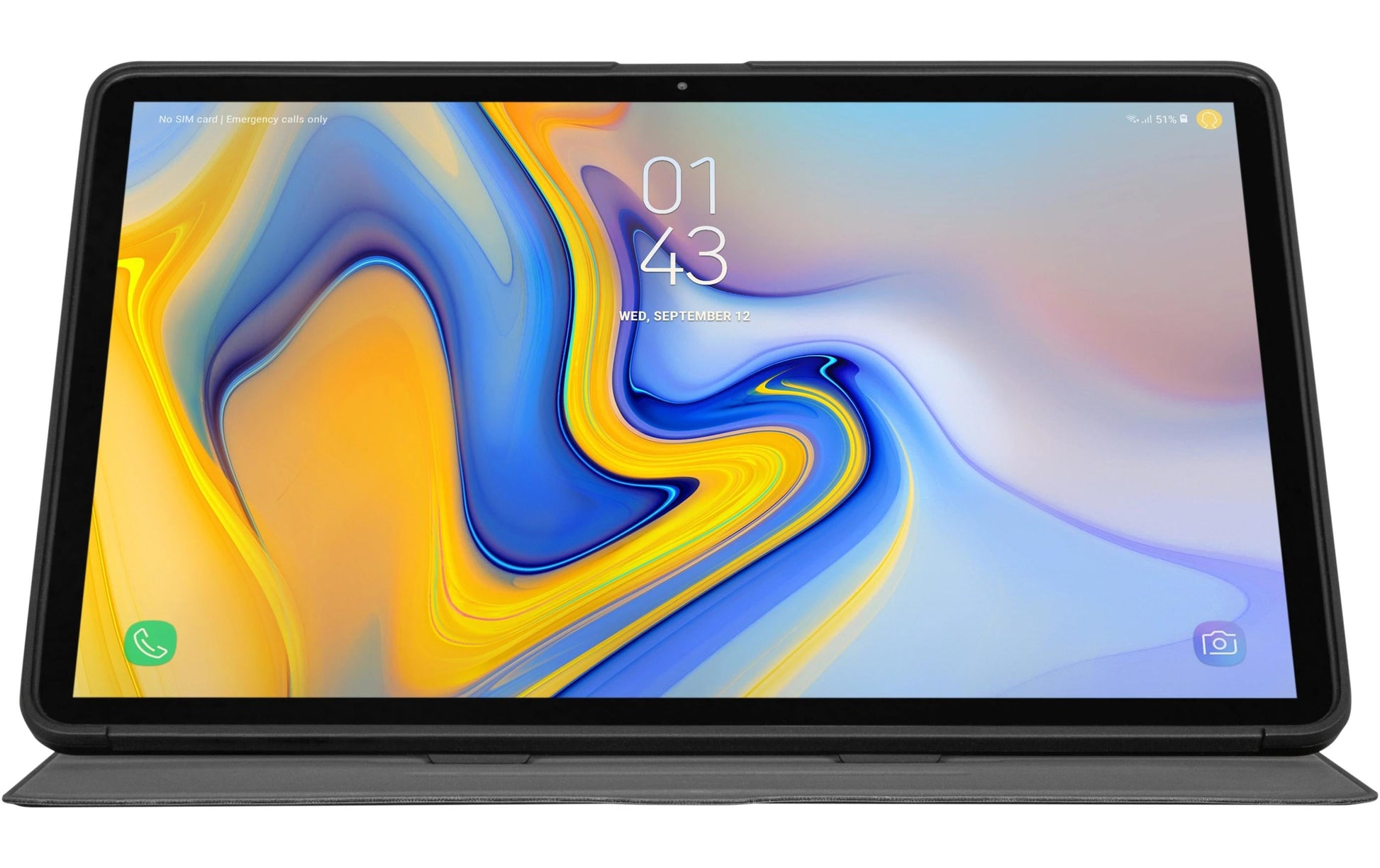 Targus ClickIn Tablet-Hülle für Samsung Galaxy Tab S7+ und Galaxy Tab S7+ Lite 12,4" – Schwarz