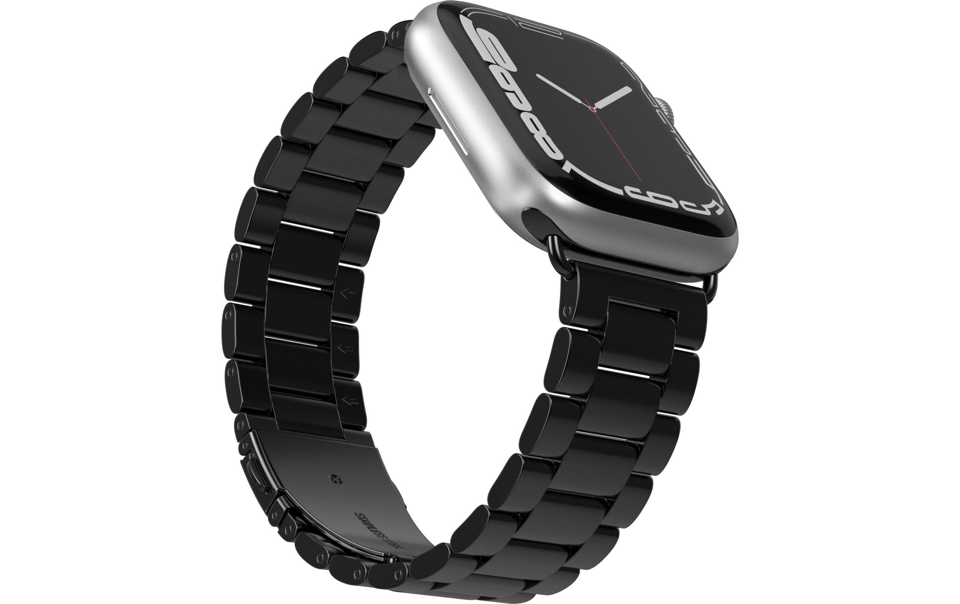 Vonmählen Link Bracelet 1 – Armband – für Apple Watch 38/40/41 mm, Schwarz, Edelstahl