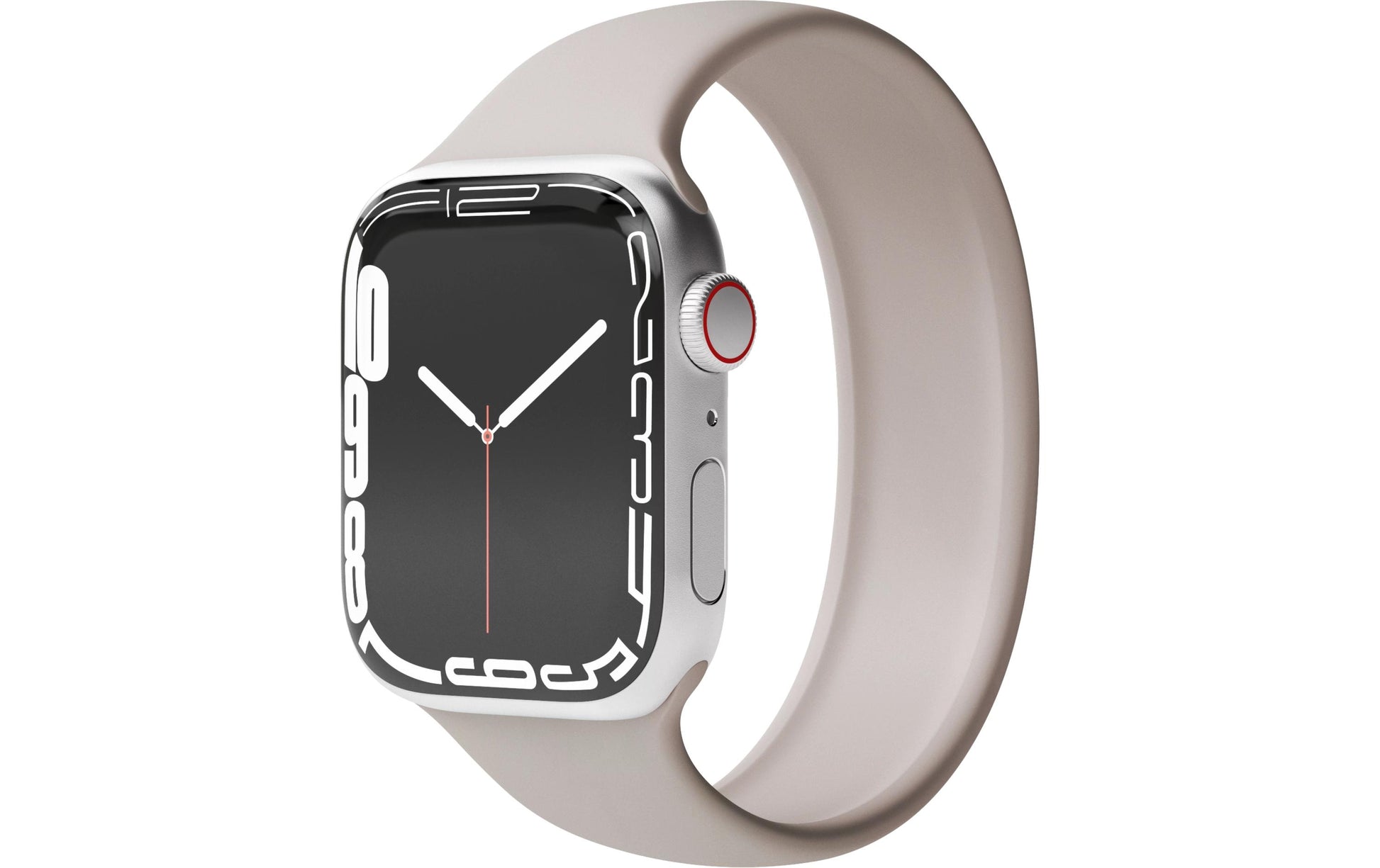 Vonmählen Solo Loop 2 – Armband – für Apple Watch (diverse Grössen), Creme, S, Silikon