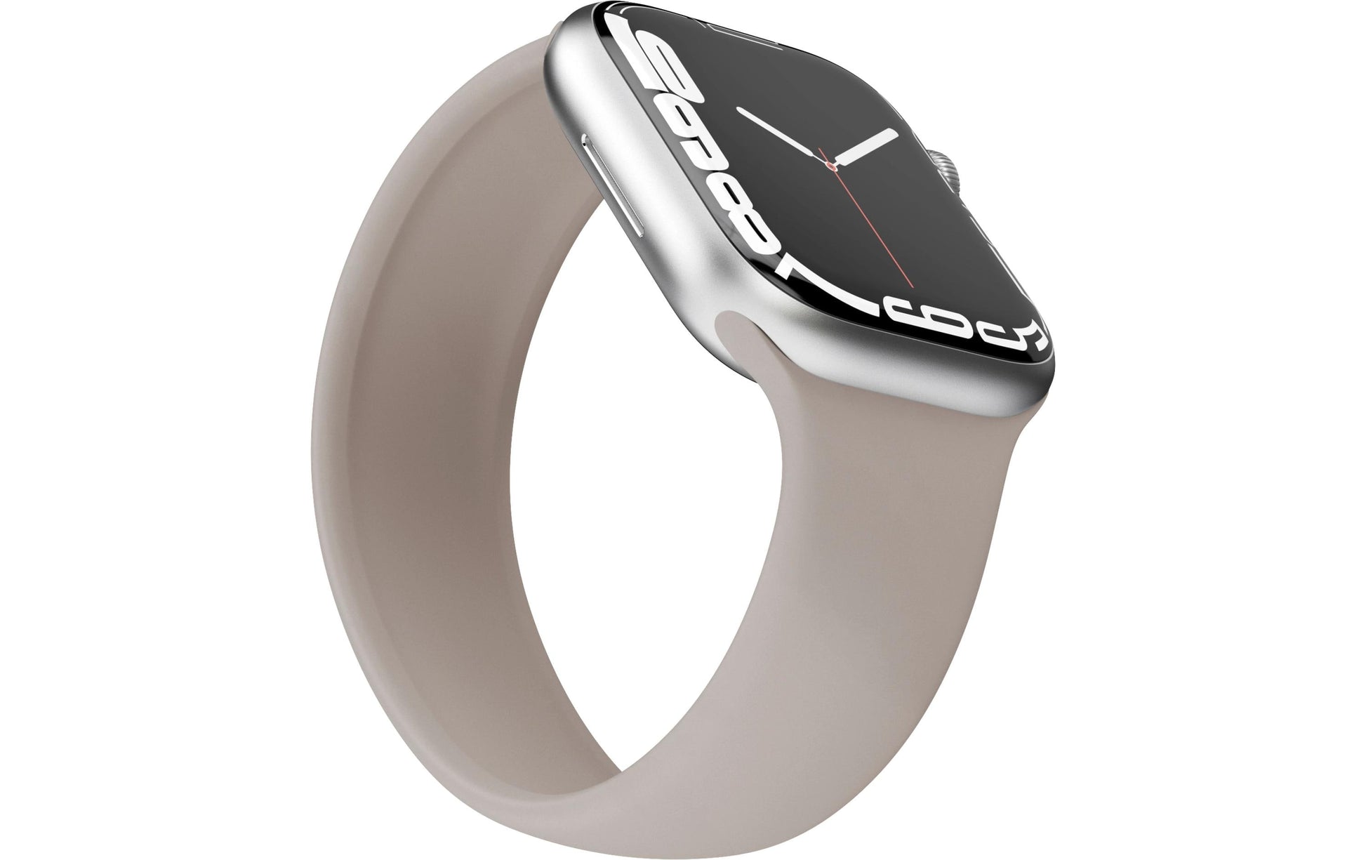 Vonmählen Solo Loop 2 – Armband – für Apple Watch (diverse Grössen), Creme, L, Silikon