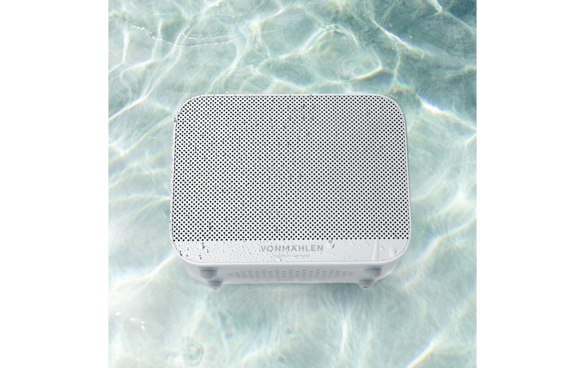 Vonmählen Air Beats Go – Bluetooth-Lautsprecher – 5 W, IP67, 10 h, Weiss