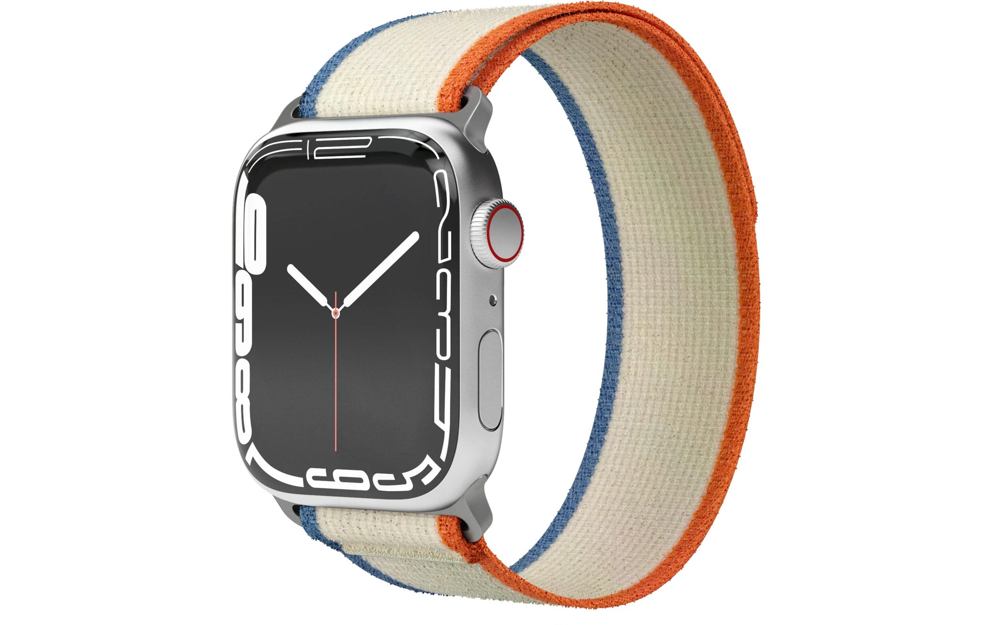 Vonmählen Trekking Case 1 – Armband – für Apple Watch 38 mm, 40 mm, 41 mm, Beige/Orange, Nylon