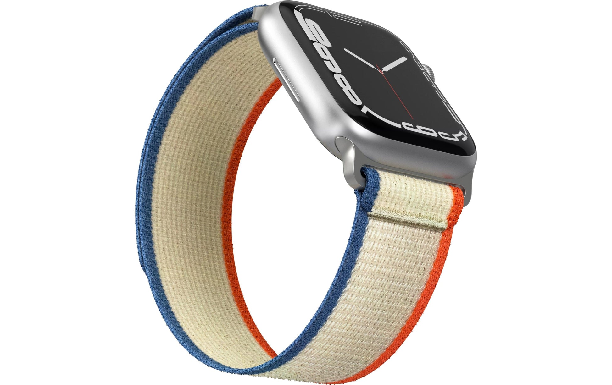 Vonmählen Trekking Case 1 – Armband – für Apple Watch 38 mm, 40 mm, 41 mm, Beige/Orange, Nylon