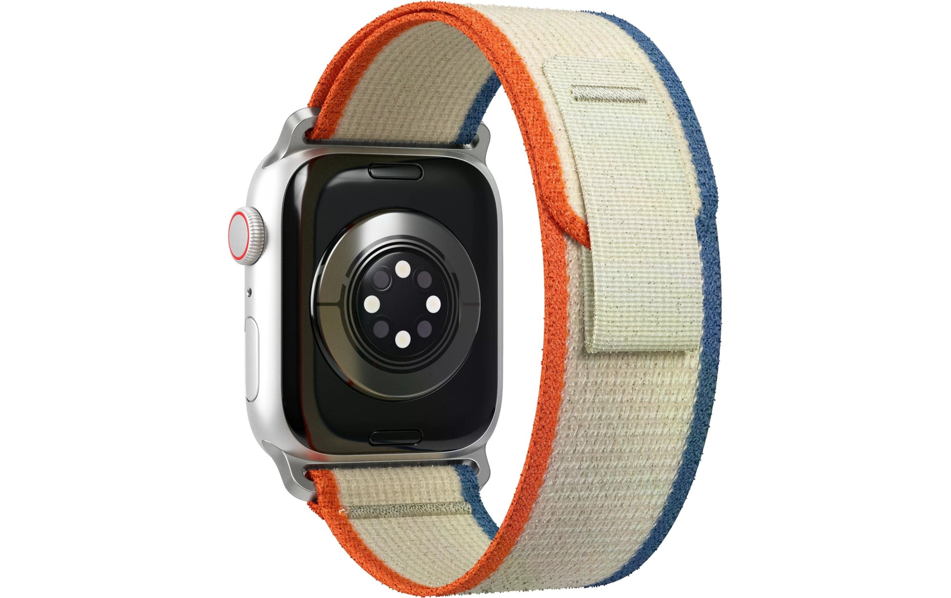 Vonmählen Trekking Case 1 – Armband – für Apple Watch 38 mm, 40 mm, 41 mm, Beige/Orange, Nylon