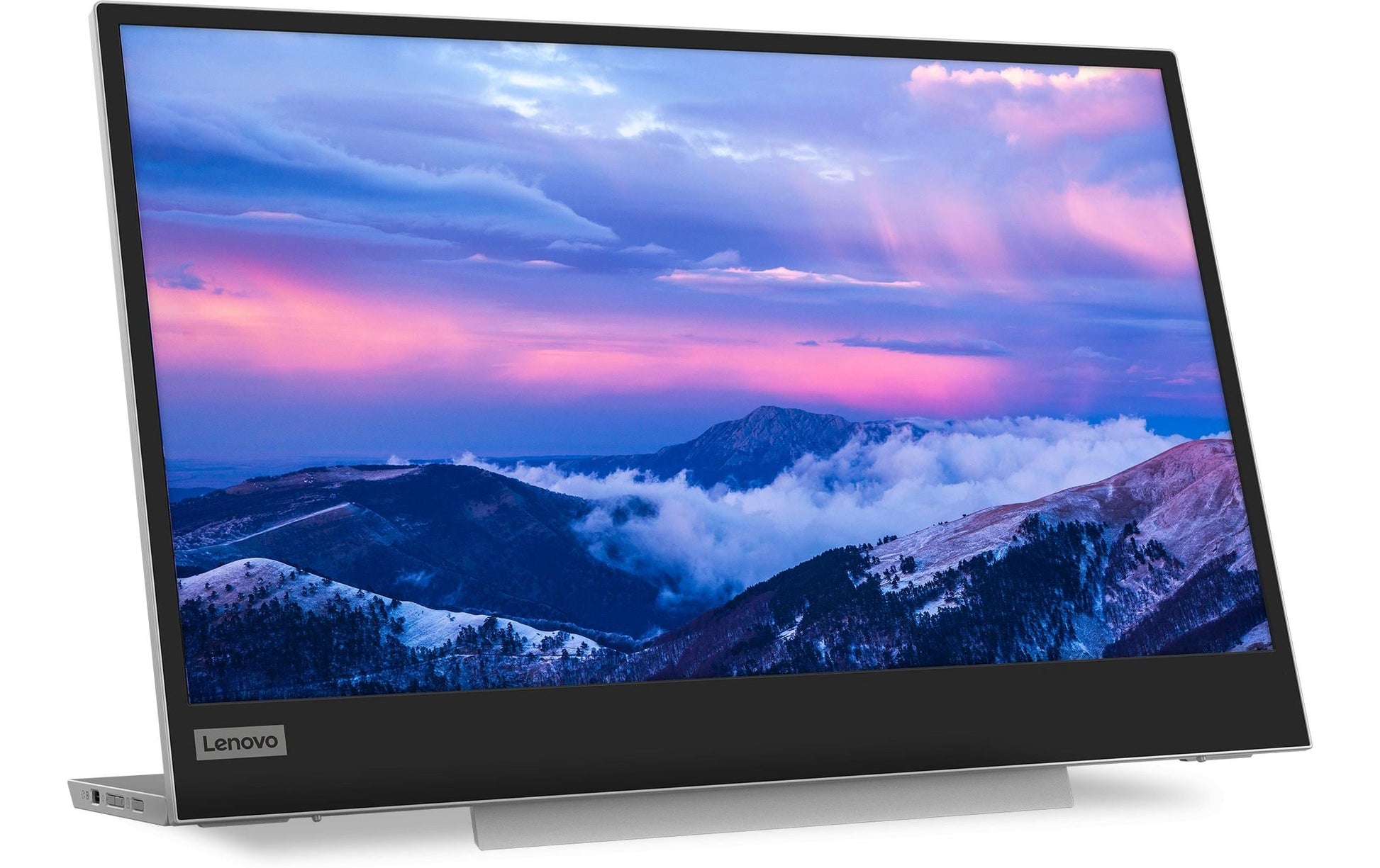 Lenovo L15 – Portabler Monitor, 15,6", IPS, 60 Hz, 250 cd/m², USB-C, VESA 100 × 100, Schwarz