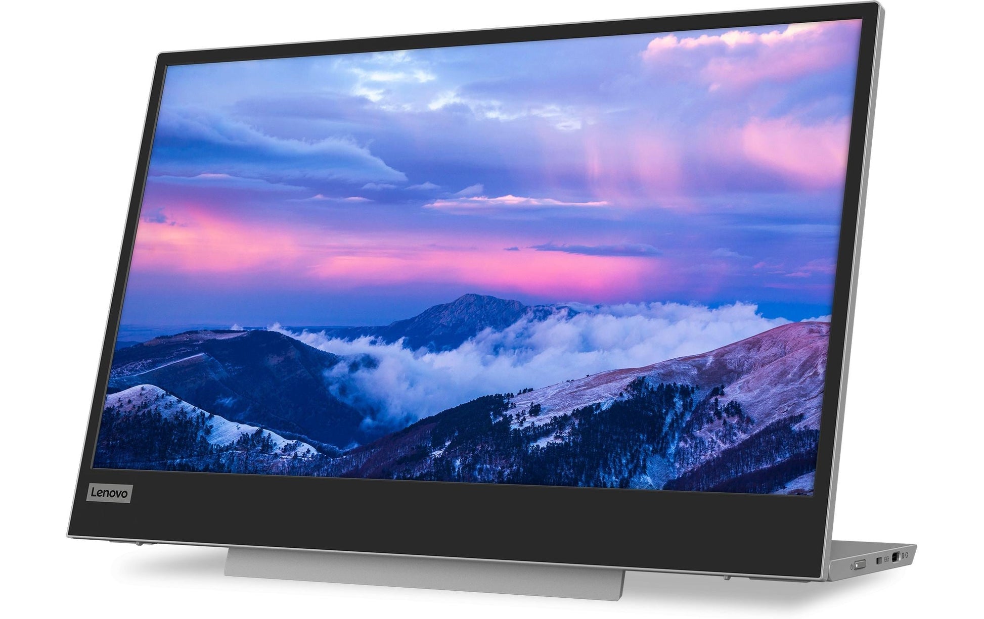 Lenovo L15 – Portabler Monitor, 15,6", IPS, 60 Hz, 250 cd/m², USB-C, VESA 100 × 100, Schwarz