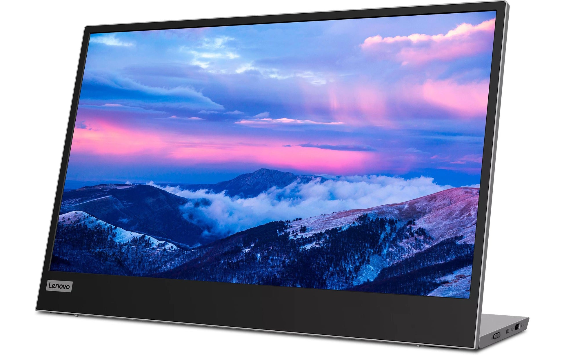 Lenovo L15 – Portabler Monitor, 15,6", IPS, 60 Hz, 250 cd/m², USB-C, VESA 100 × 100, Schwarz