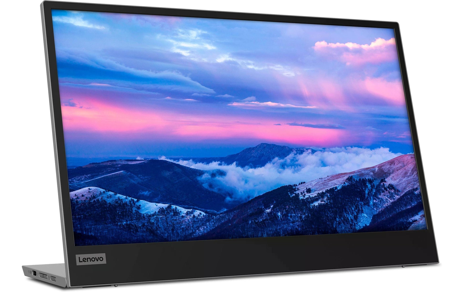 Lenovo L15 – Portabler Monitor, 15,6", IPS, 60 Hz, 250 cd/m², USB-C, VESA 100 × 100, Schwarz