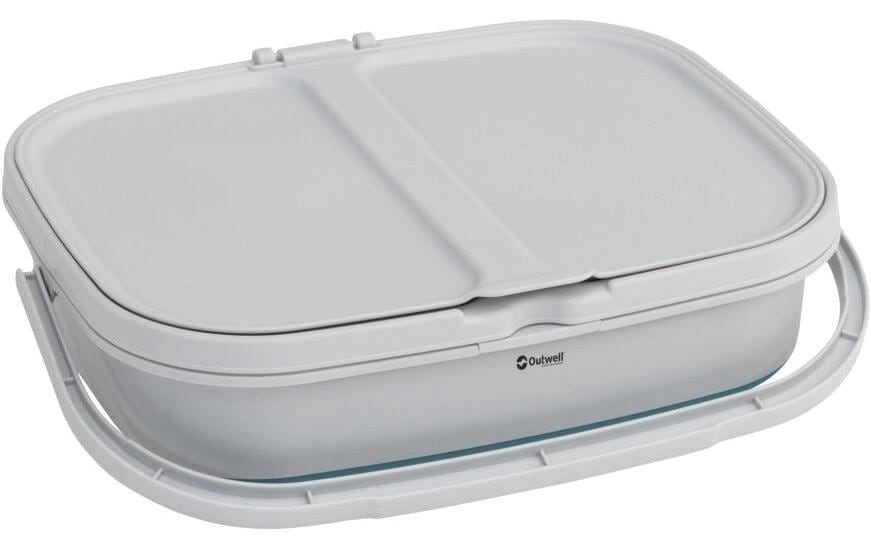 Outwell Recyclingbox Collaps RecycleIt Basket – 30 l – Kunststoff (TPE), rechteckig – blau – 2-fach