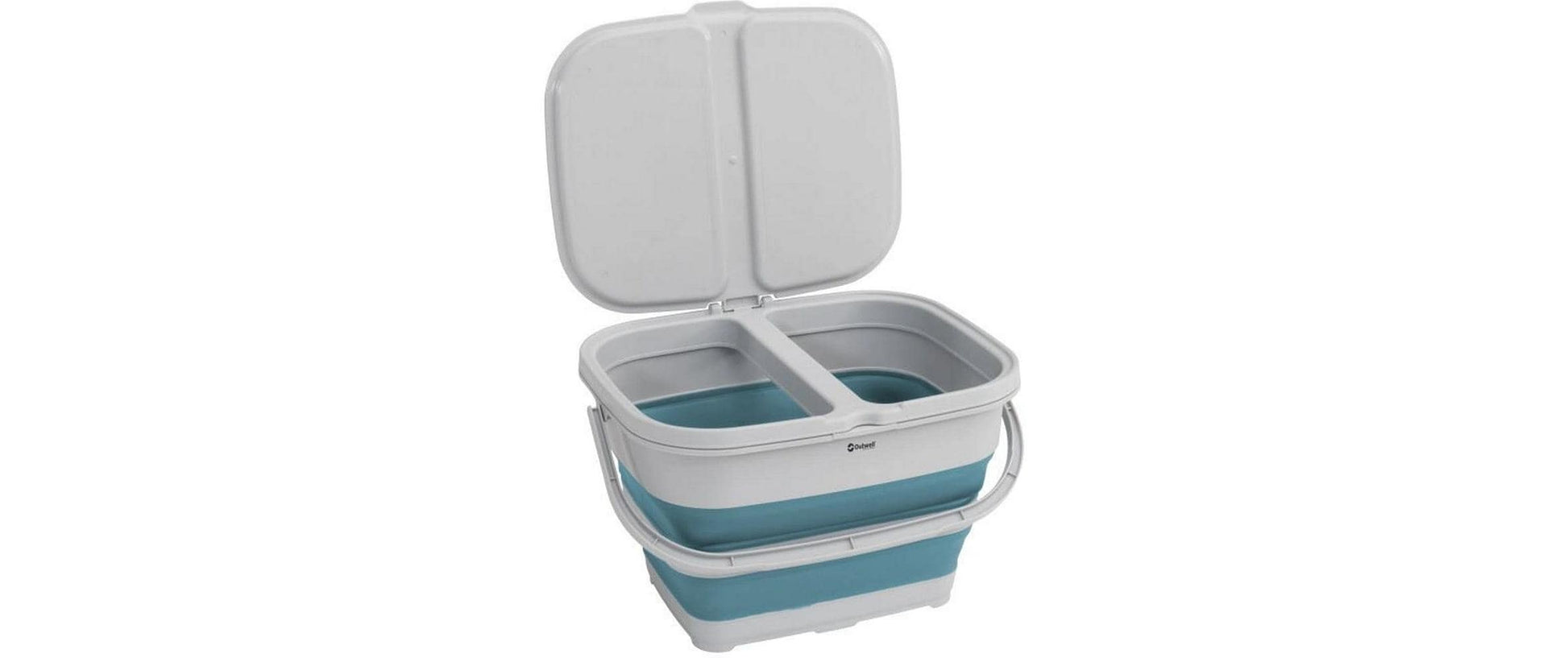 Outwell Recyclingbox Collaps RecycleIt Basket – 30 l – Kunststoff (TPE), rechteckig – blau – 2-fach