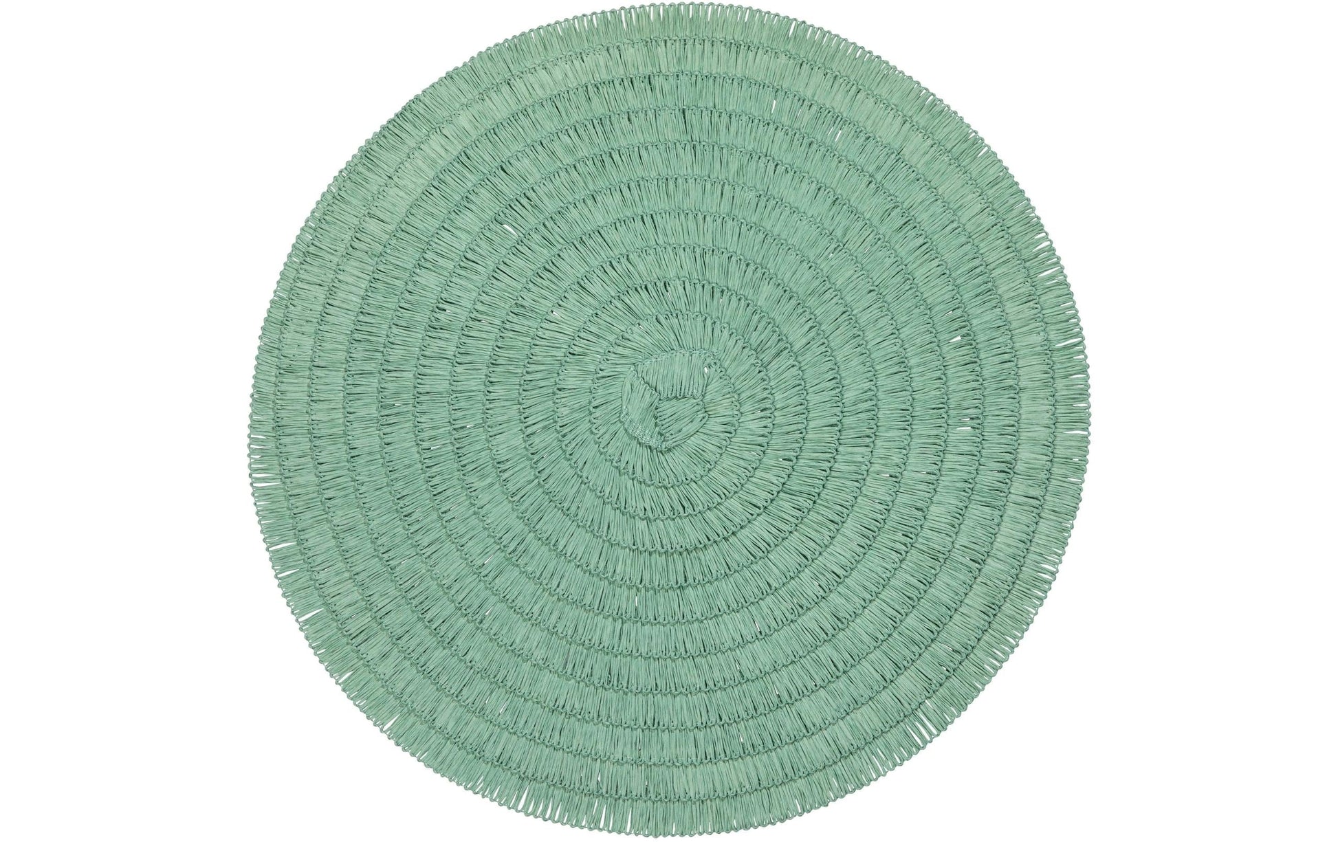 Pichler Tischset Wave – rund, PET, türkis, Ø38 cm – 2er-Set