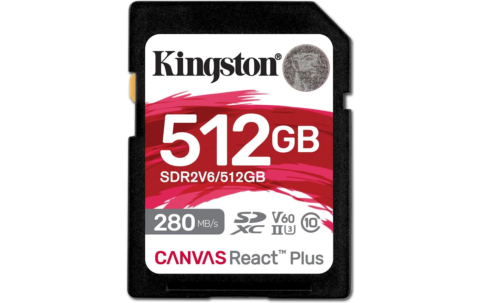 Kingston Technology Kingston Canvas React Plus SDXC-Karte – 512 GB, UHS-II, V60 280/150 MB/s