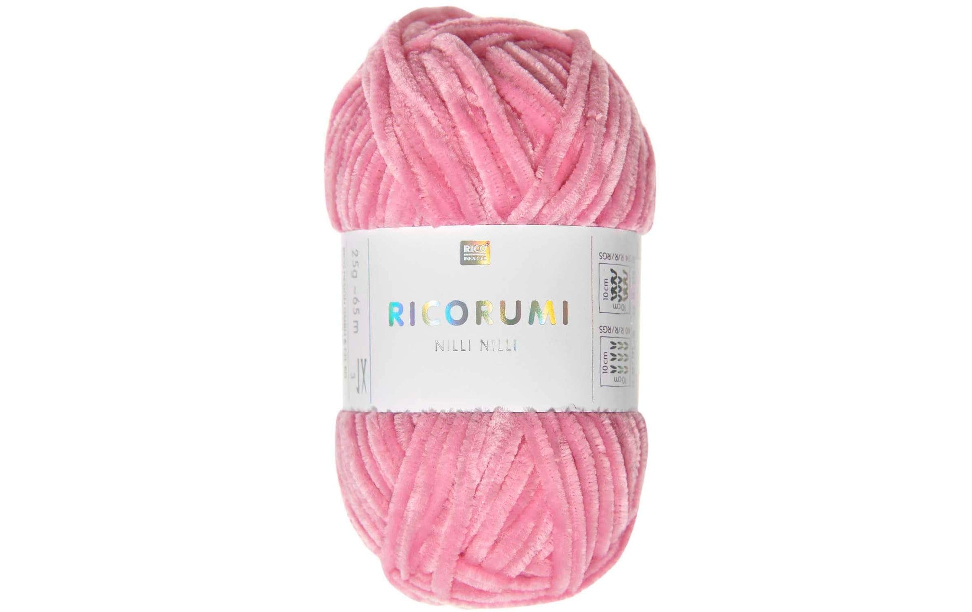 Rico Design Ricorumi Nilli Nilli Garn Pink – Polyester, 25 g, 65 m, Nadel 3 mm