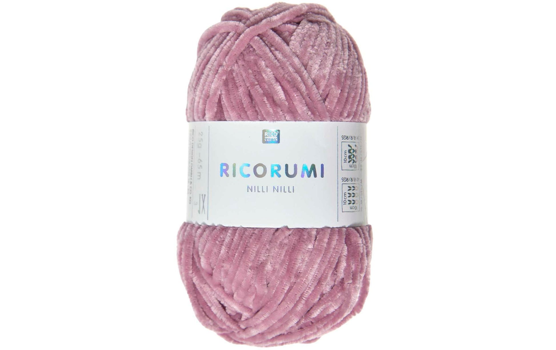 Rico Design Ricorumi Nilli Nilli Garn Beere – Polyester, 25 g, 65 m, Nadel 3 mm