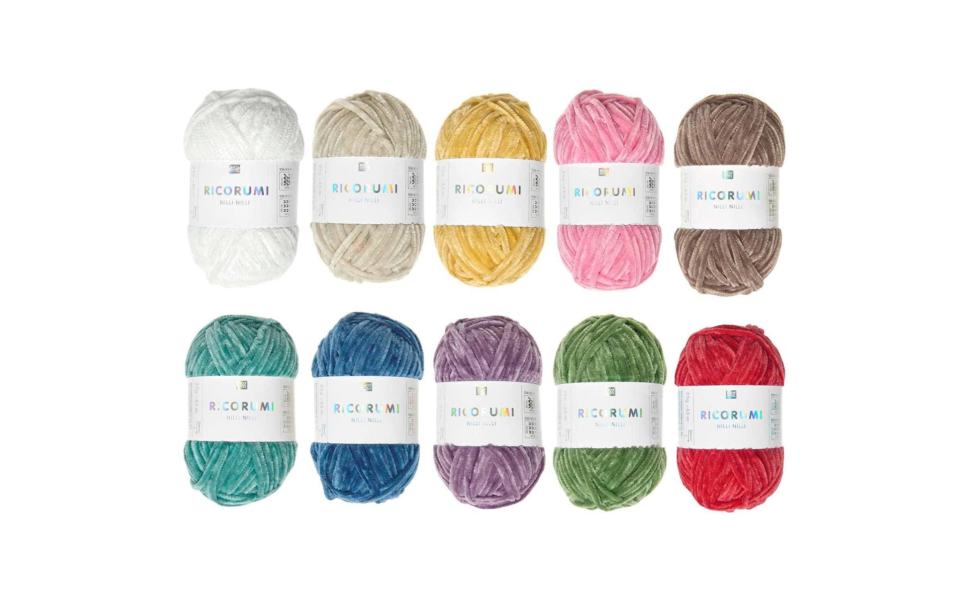 Rico Design Ricorumi-Set, Polyester, mehrfarbig, 10 Stück