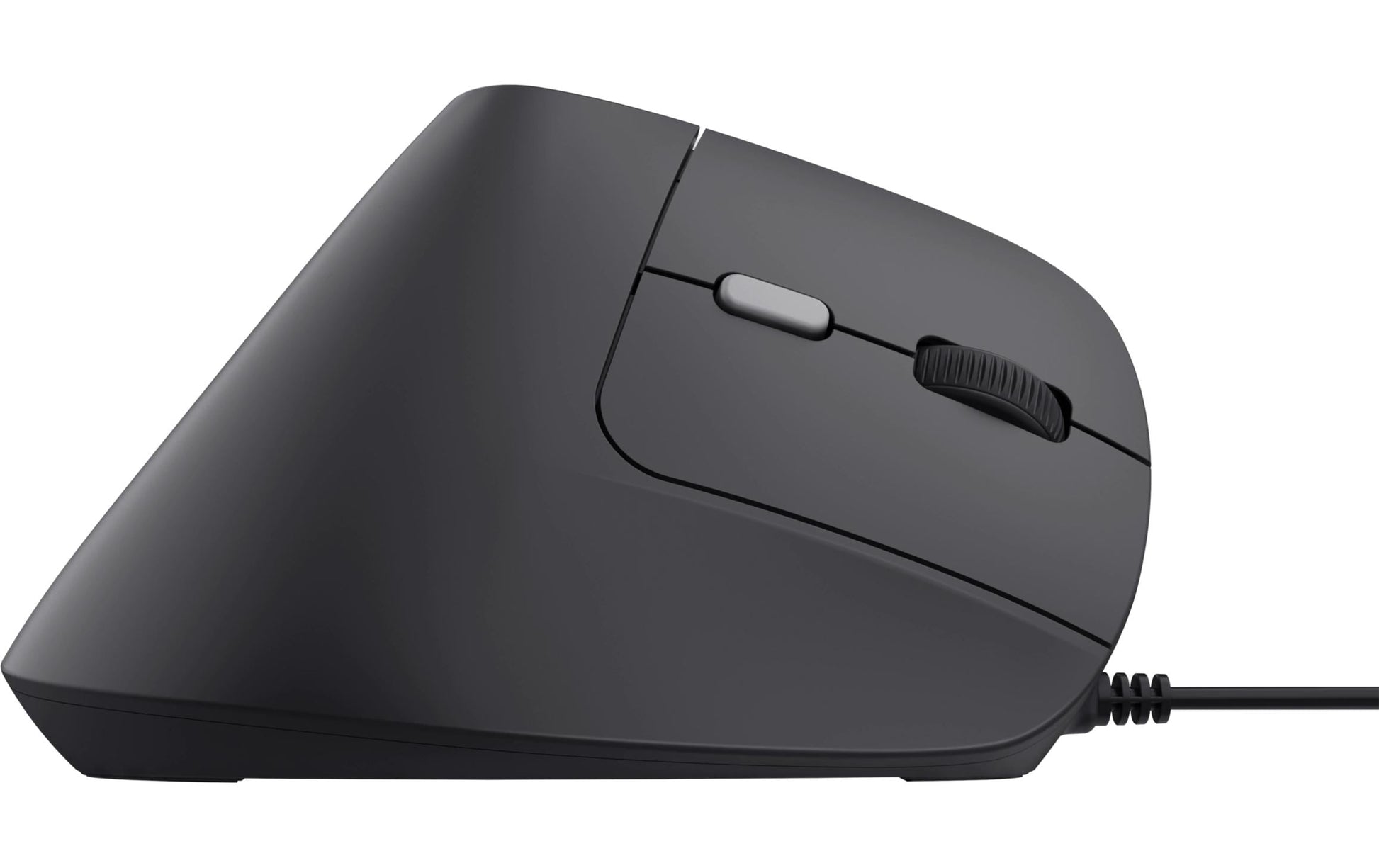 Trust Bayo II Ergonomisch – Vertikale Maus – Kabelgebunden (USB-A), Rechts, Schwarz