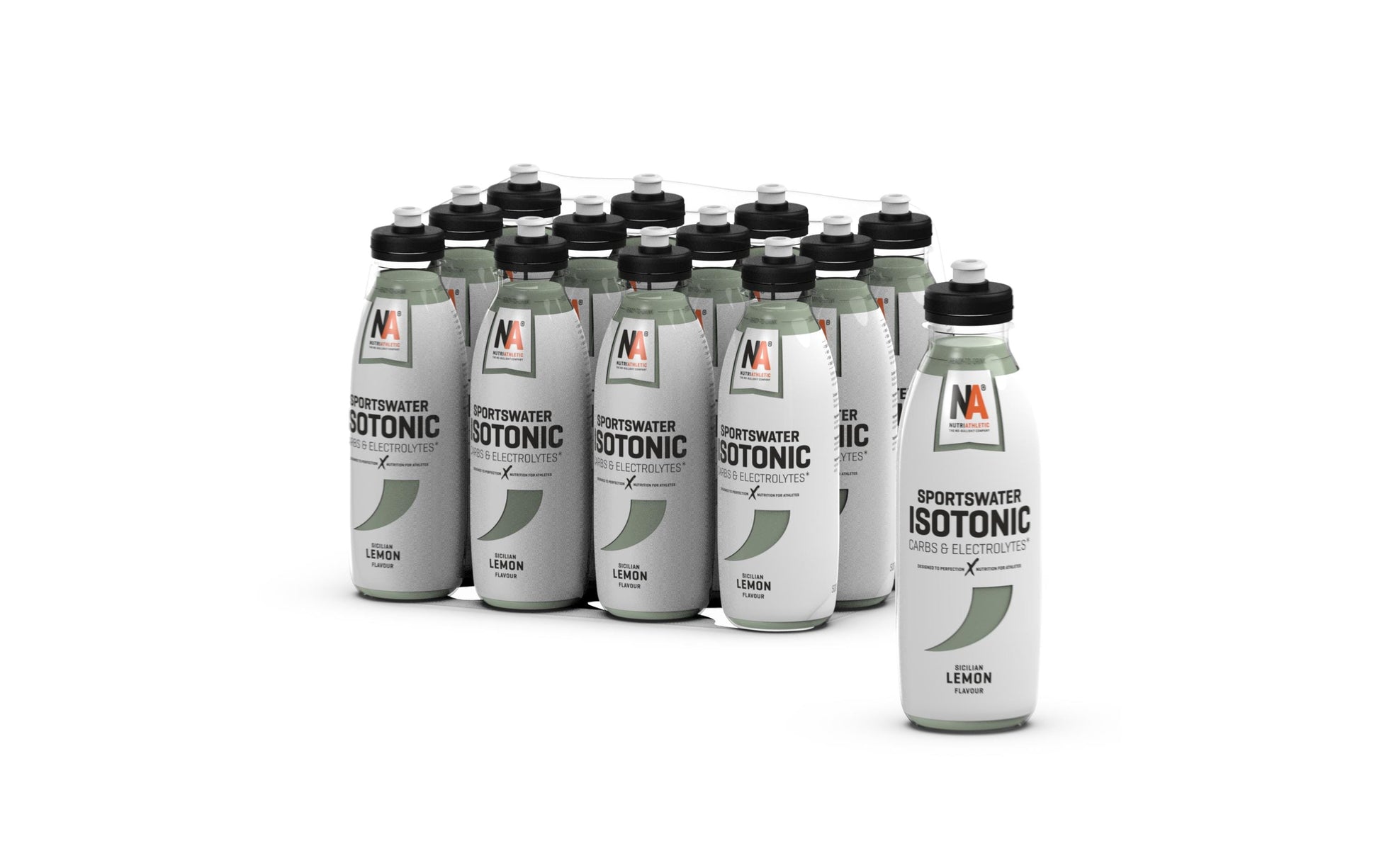 NUTRIATHLETIC Sportgetränk Reload, Zitrone – 12 × 5 dl