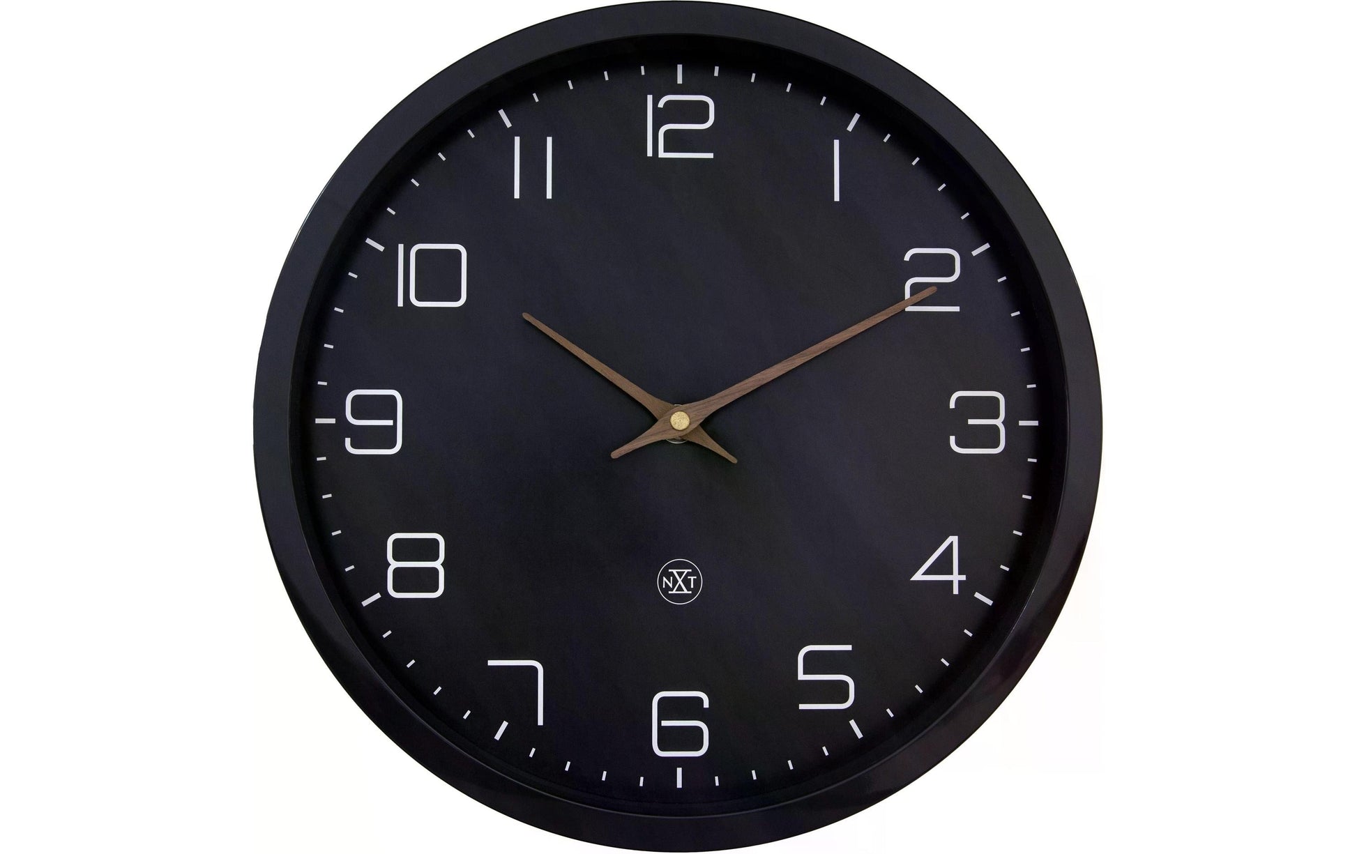 NeXtime Wanduhr Eco – 30 cm, Schwarz