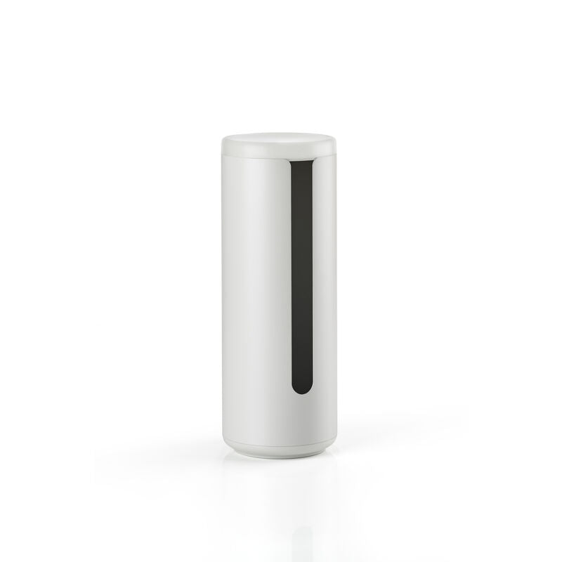 Zone Denmark Toilettenpapierständer – Kunststoff (ABS), Aluminium, hellgrau, für 3 Rollen, 15 × 15 × 10,5 cm