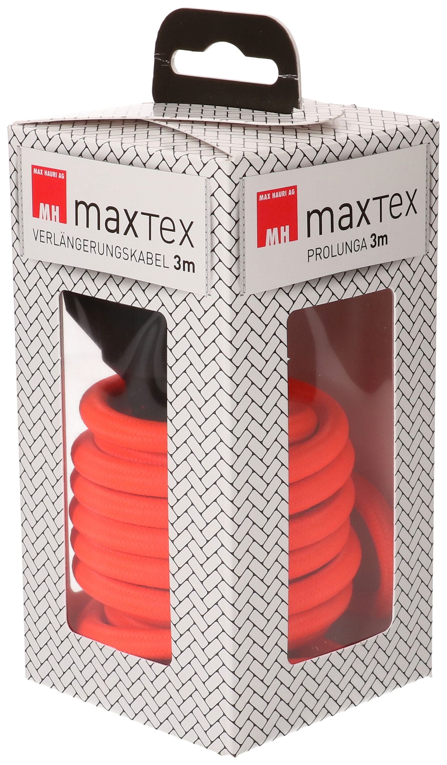 MaxTex Verlängerungskabel – T13–T12, 3 m, 1×1 mm², Orange