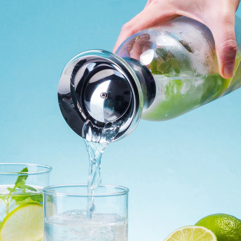 Lunasol Karaffe – 1,5 l, Ø 10,0 cm, H 30,5 cm, Borosilikatglas, Transparent, spülmaschinenfest