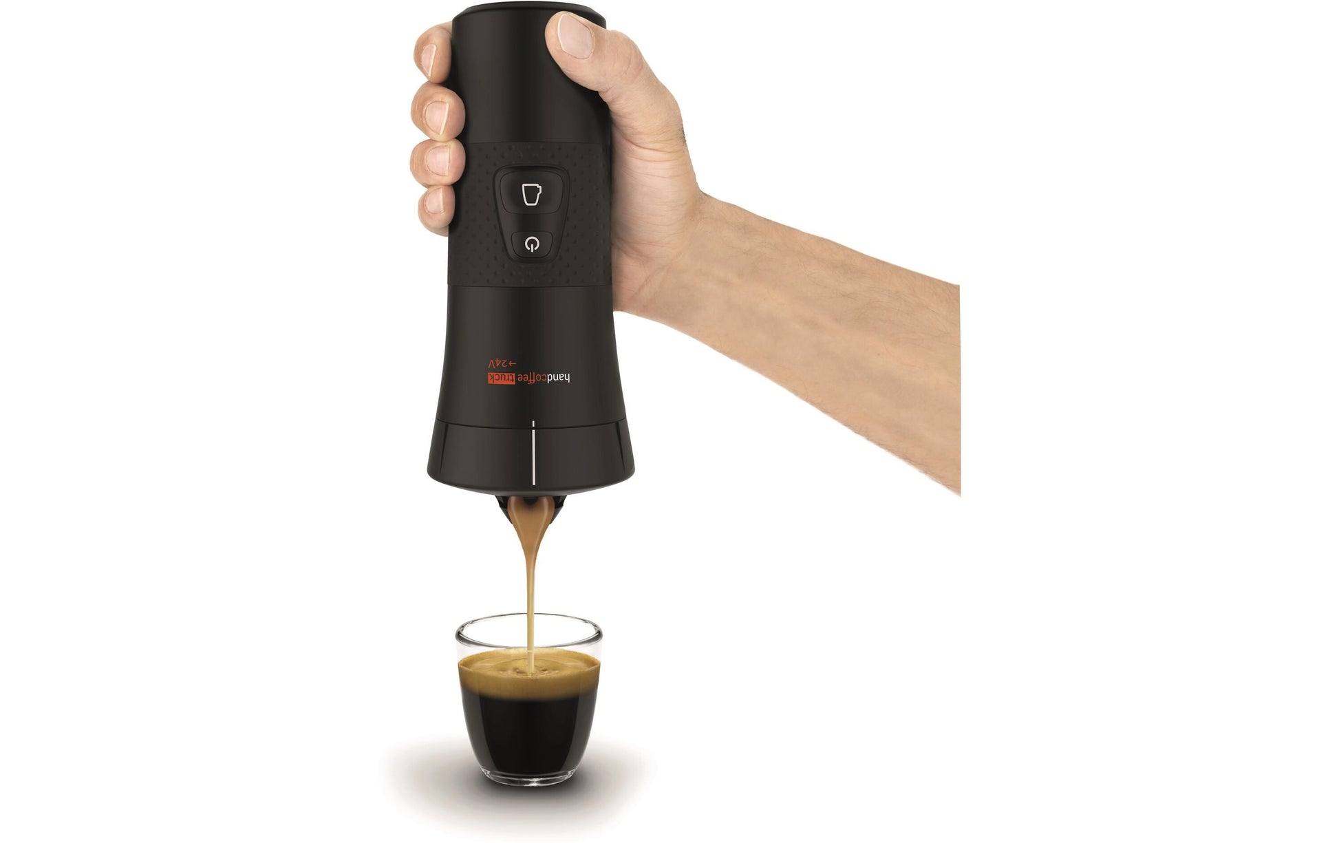 Handpresso Kapselmaschine – für Senseo, 0,1 l, schwarz, 9,5×22,5×9,5 cm