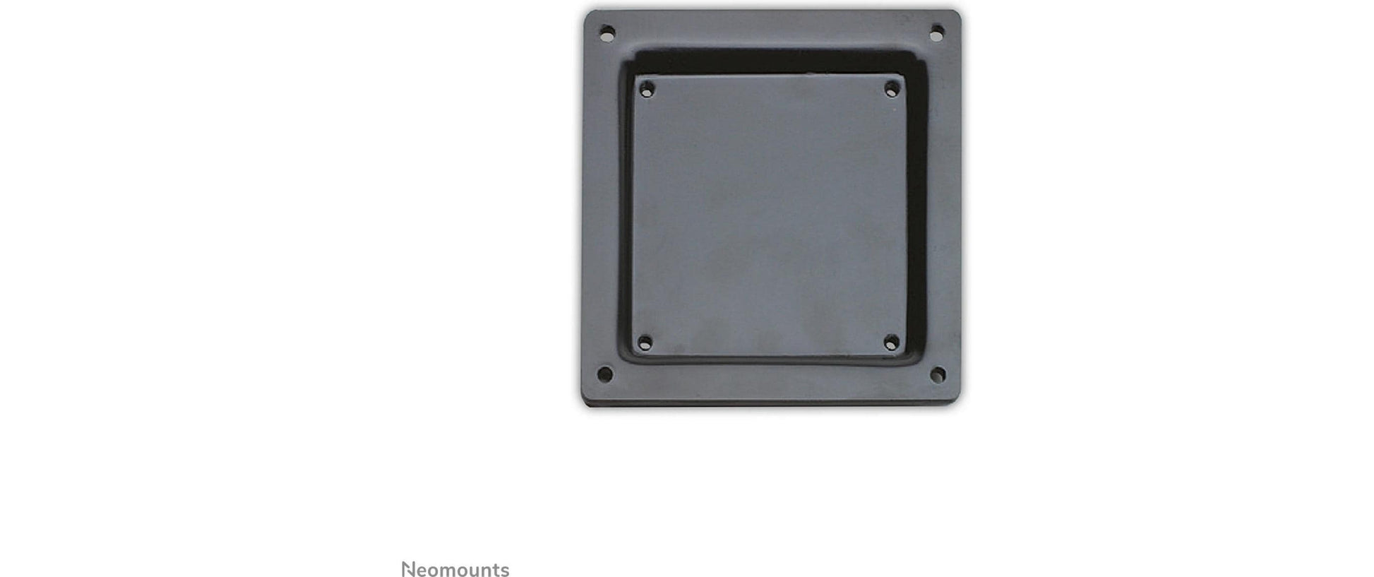 Neomounts FPMA-VESA100 – VESA-Adapterplatte – VESA 75×75/100×100 mm – 10–30" – bis 25 kg/Monitor – Schwarz