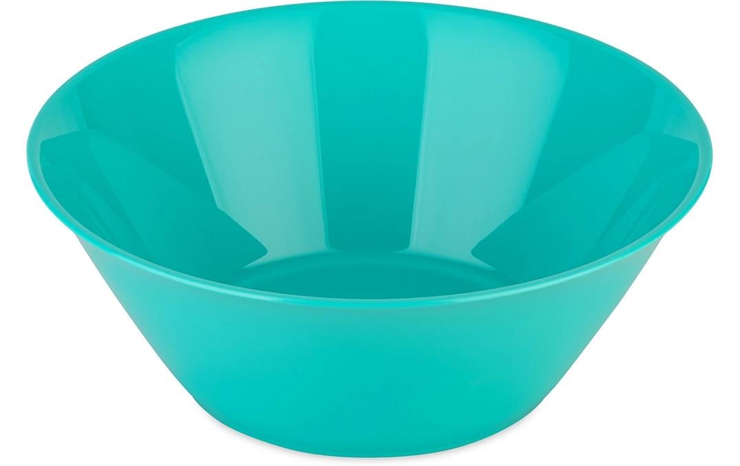 Koziol Obstschale NORA M – 700 ml, Ø 16,4 cm, Kunststoff (biozirkulär), Grün, spülmaschinenfest