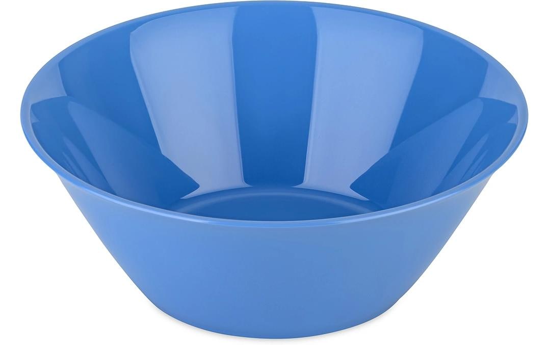 Koziol Obstschale NORA M – 700 ml, Ø 16,4 cm, Kunststoff (biozirkulär), Blau, spülmaschinenfest